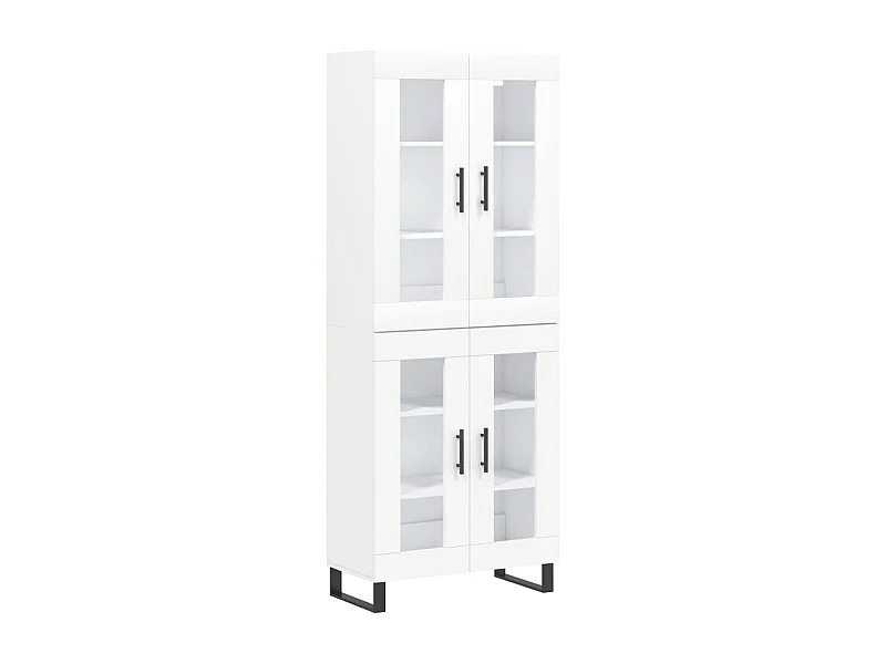 bahut commode armoire bois blanche 69.5 x 34 x 180 cm 02_0032627