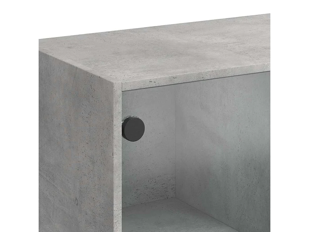 Credenza buffet cassettiera mobile contenitore organizer cucina soggiorno soggiorno 102 x 37 x 75,5 cm derivati ​​del legno grigio 02_0031837