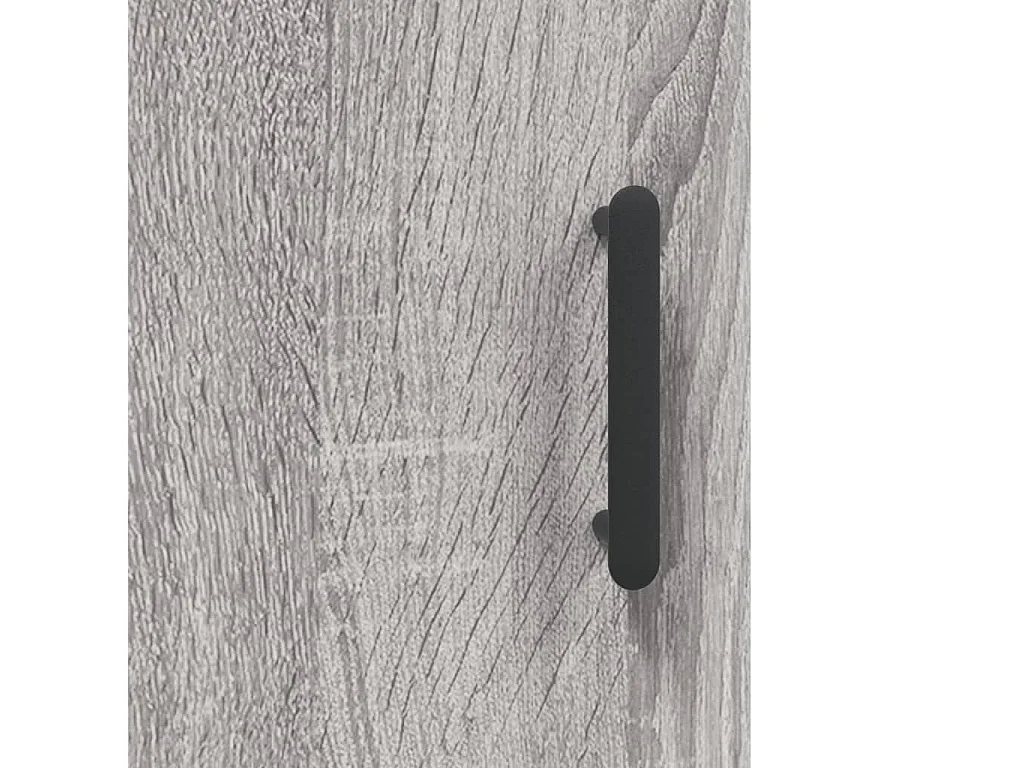 Credenza buffet cassettiera mobile contenitore organizer cucina soggiorno soggiorno alto Sonoma 69,5 x 34 x 180 cm pannelli compositi grigio 02_0035540