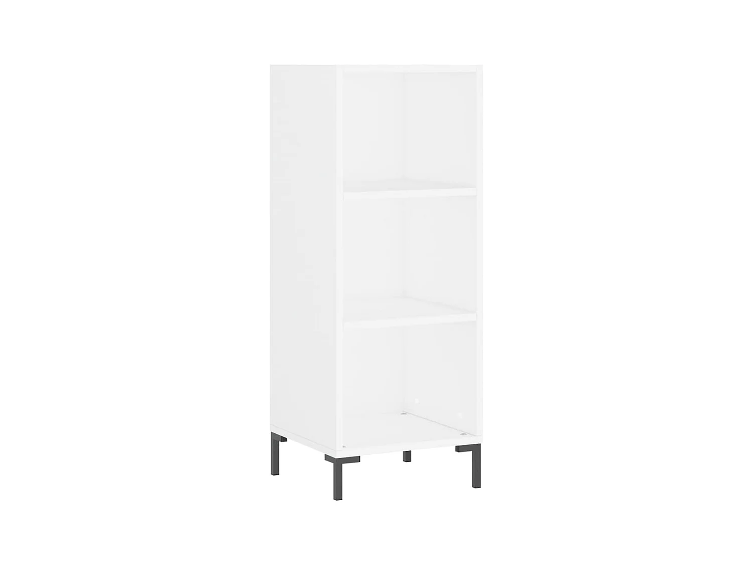 Aparador cómoda cómoda armario mueble organizador cocina salón salón alto 34,5 x 34 x 180 cm madera contrachapada blanco 02_0032367