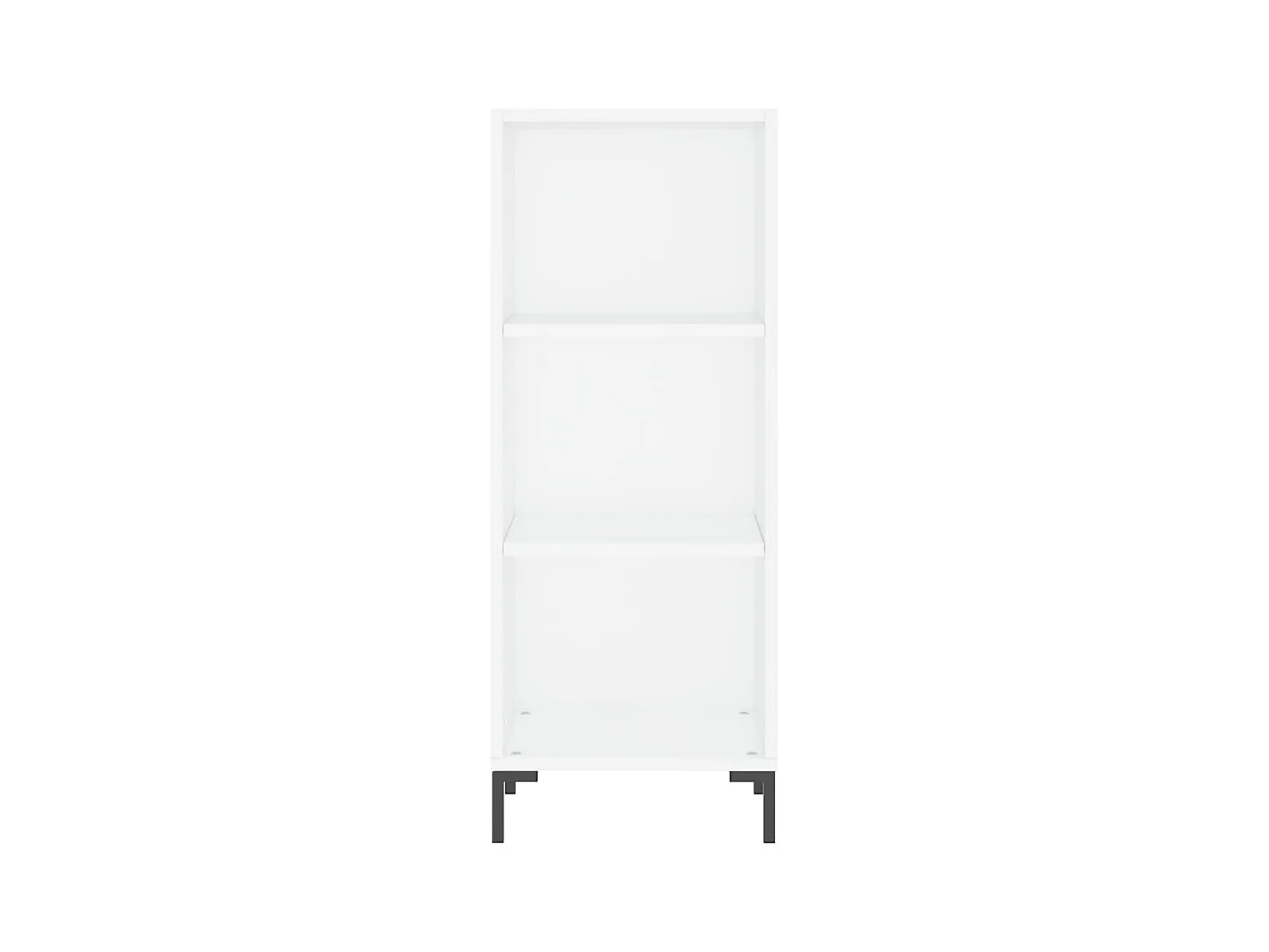 Aparador cómoda cómoda armario mueble organizador cocina salón salón alto 34,5 x 34 x 180 cm madera contrachapada blanco 02_0032367