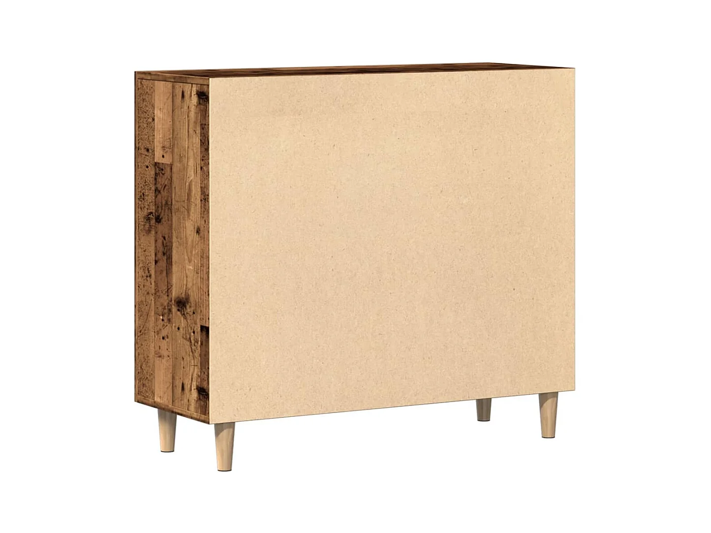 Aparador buffet cómoda mueble mueble de almacenaje organizador cocina salón salón madera vieja 90 x 34 x 80 cm madera contrachapada marrón 02_0036614