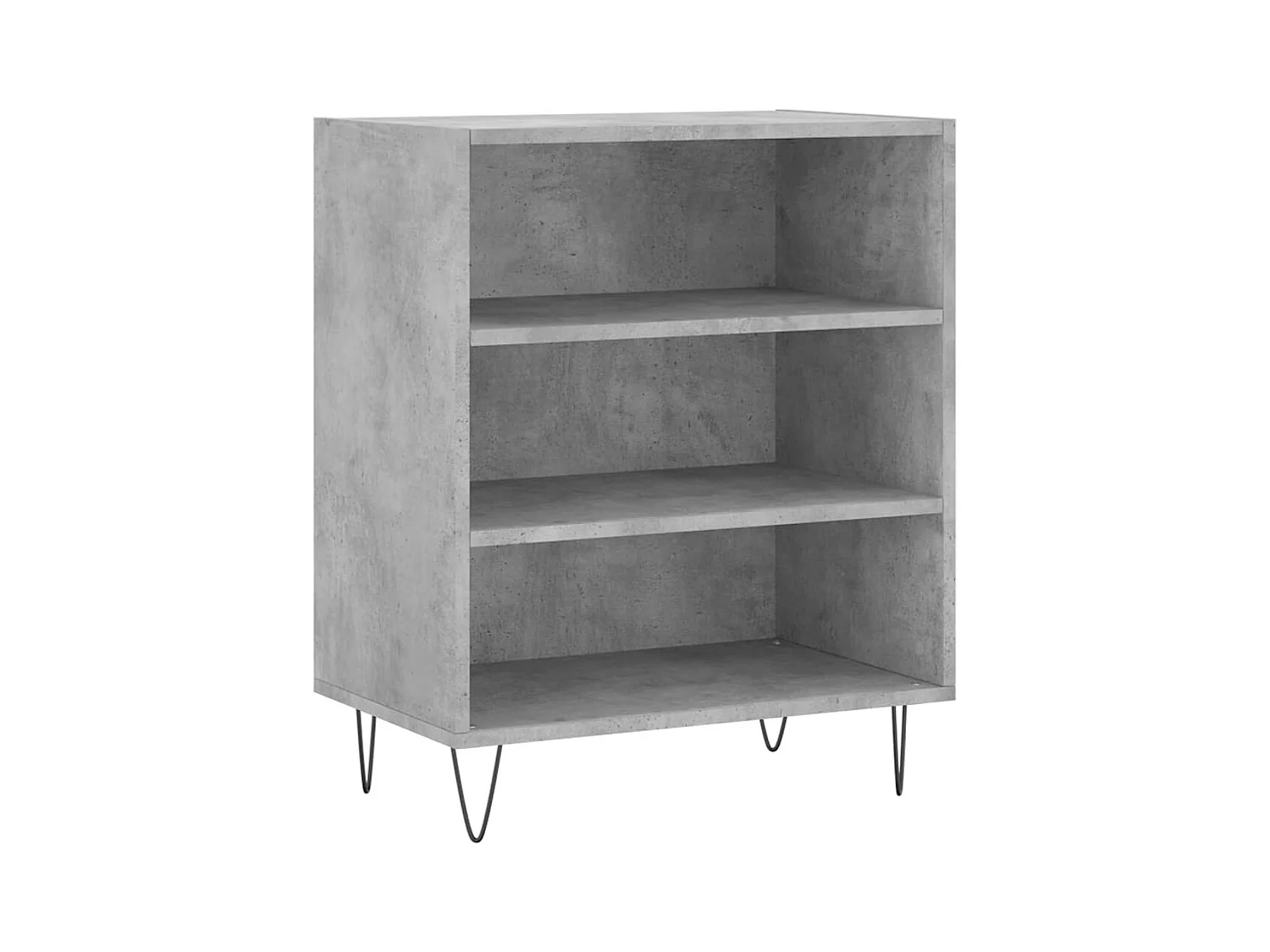 Credenza buffet cassettiera mobile contenitore organizer cucina soggiorno soggiorno 57 x 35 x 70 cm derivati ​​del legno grigio 02_0031948