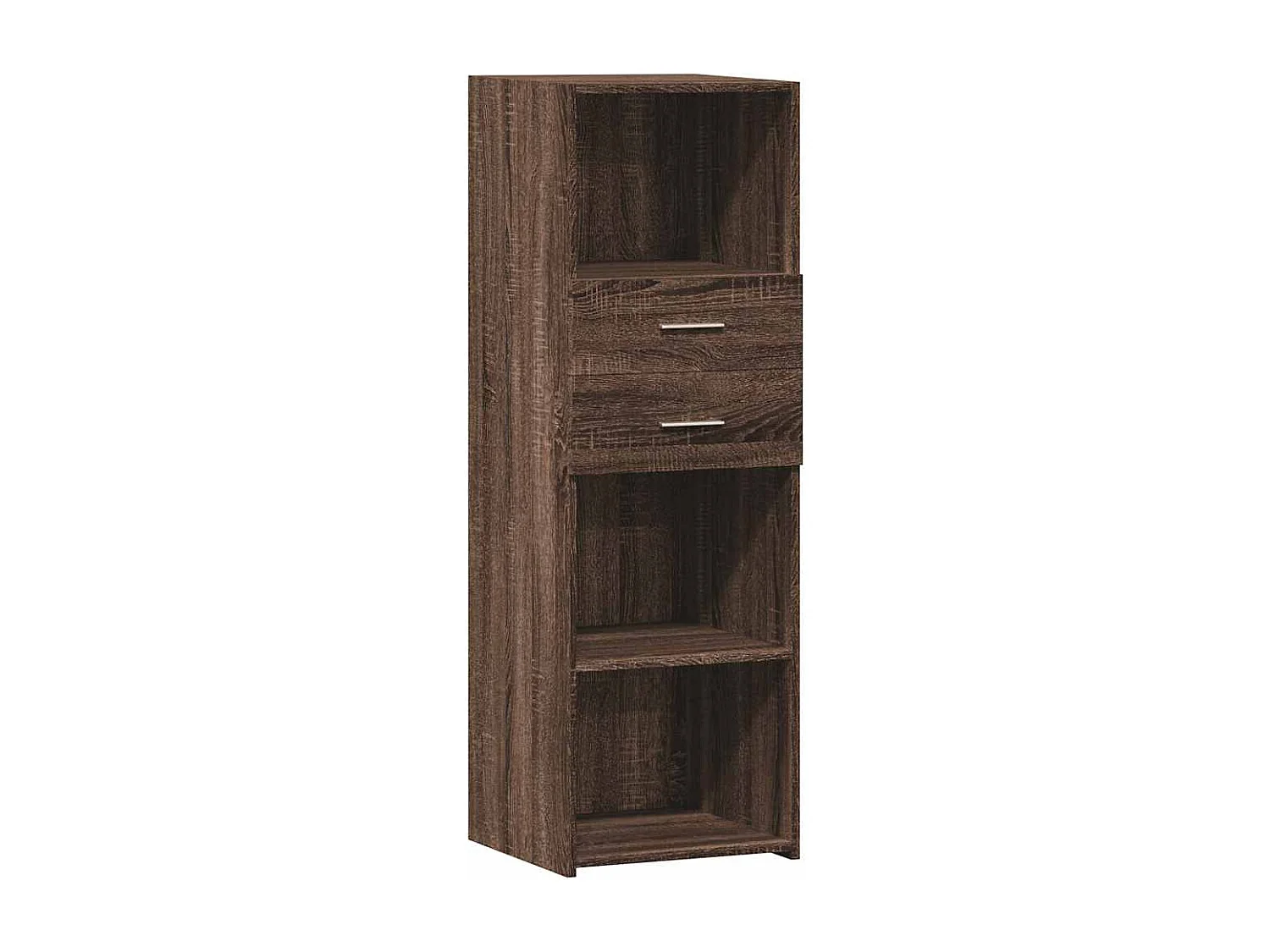 Aparador cómoda cómoda armario mueble organizador cocina salón salón alto 40 x 42,5 x 124 cm madera contrachapada marrón 02_0033715