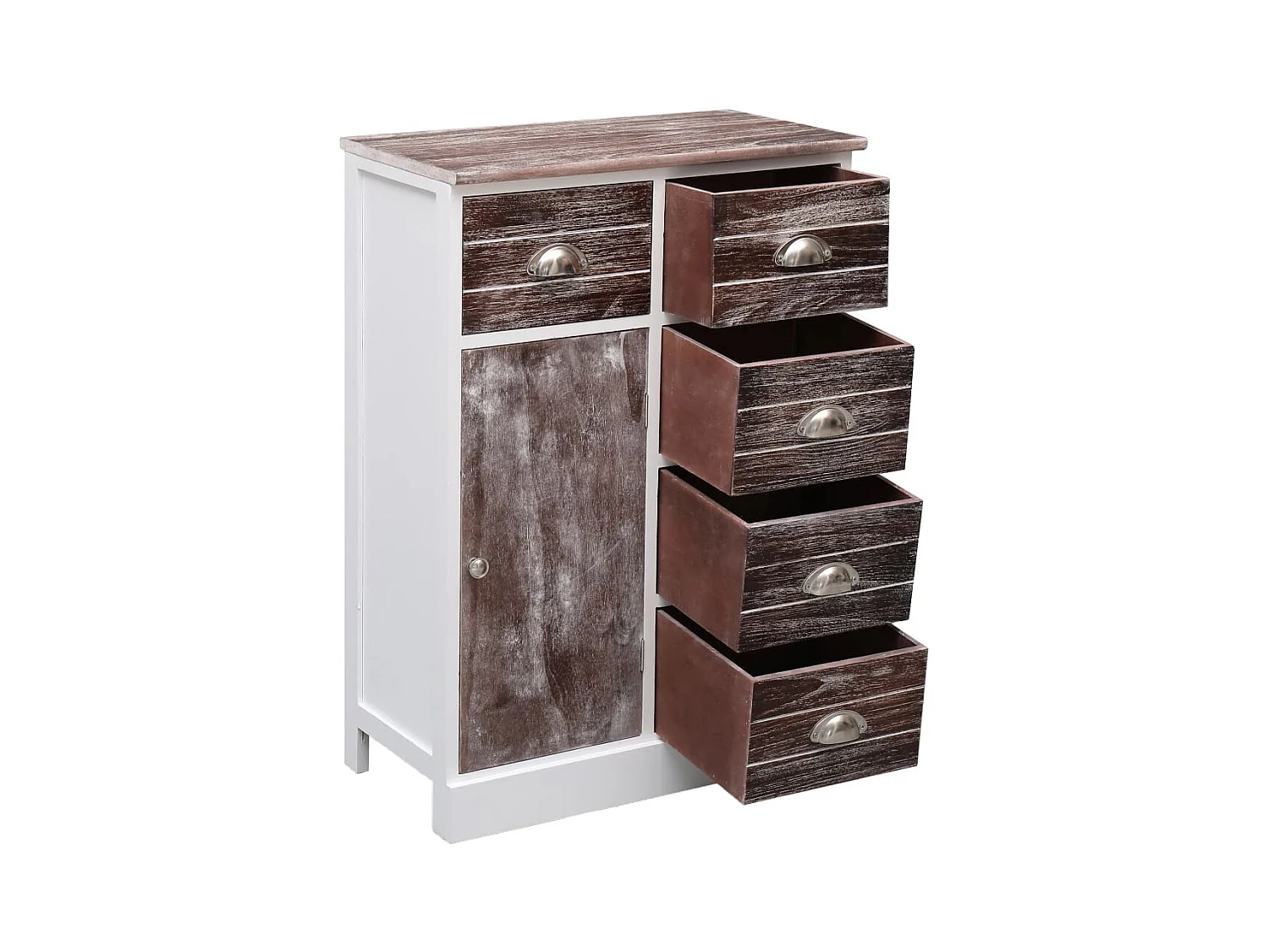 Aparador cômoda armário armário organizador cozinha sala sala com 10 gavetas 113 x 30 x 79 cm madeira marrom 02_0029723