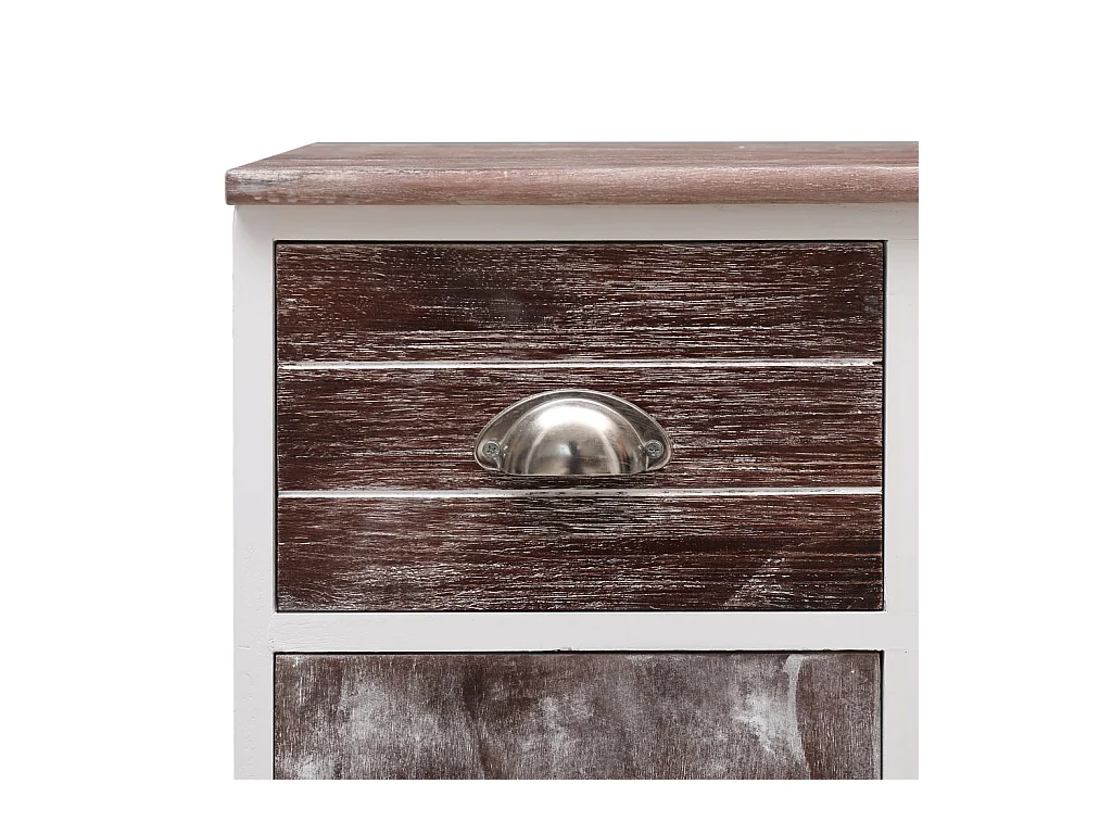 Aparador cômoda armário armário organizador cozinha sala sala com 10 gavetas 113 x 30 x 79 cm madeira marrom 02_0029723