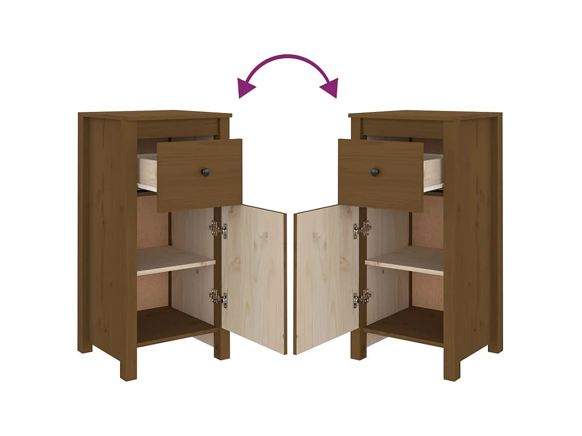 bahut commode armoire bois marron 40 x 35 x 80 cm 02_0035749