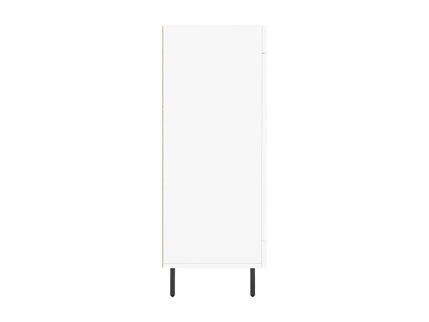 Aparador buffet cómoda mueble mueble de almacenaje organizador cocina salón salón 69,5 x 34 x 90 cm madera contrachapada blanco 02_0030475