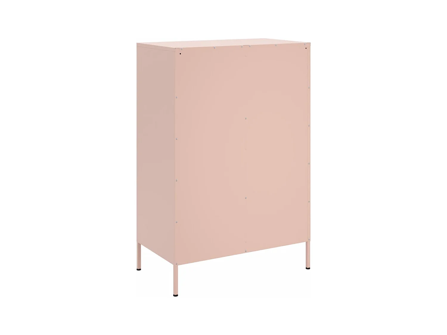 Aparador cómoda cómoda armario mueble organizador cocina salón salón alto 68 x 39 x 101,5 cm acero rosa 02_0035163