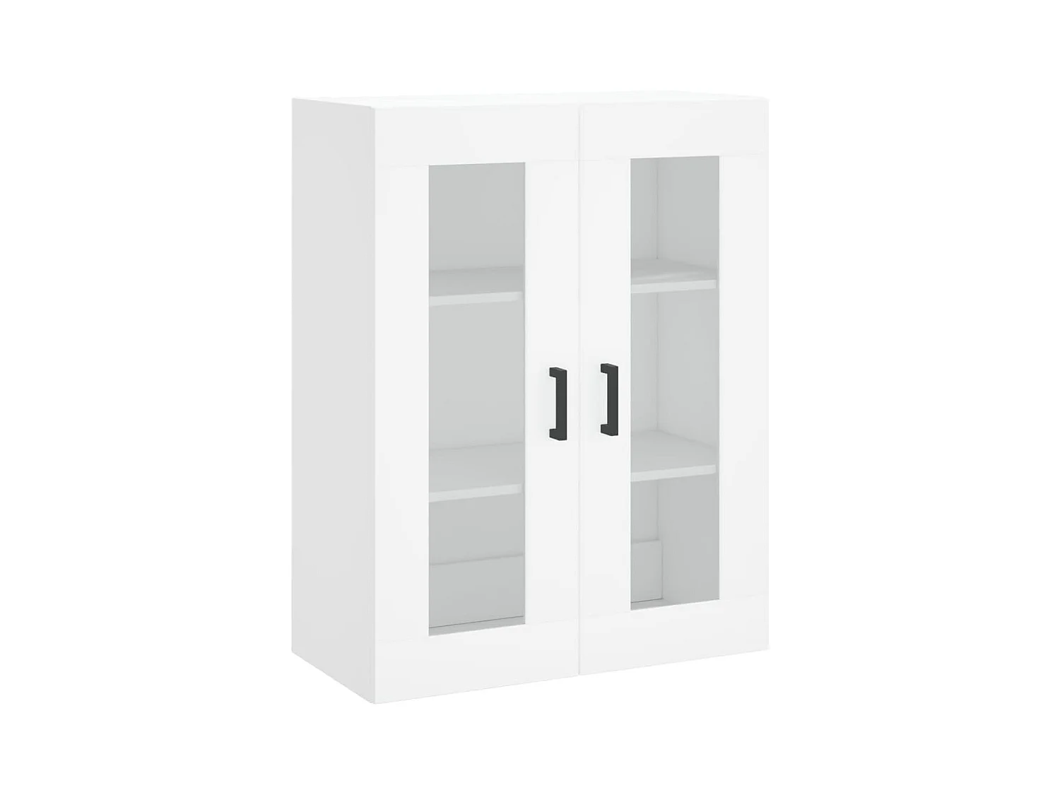 Aparador buffet cómoda armario mueble organizador cocina salón salón alto 69,5 x 34 x 180 cm madera contrachapada blanco 02_0032640