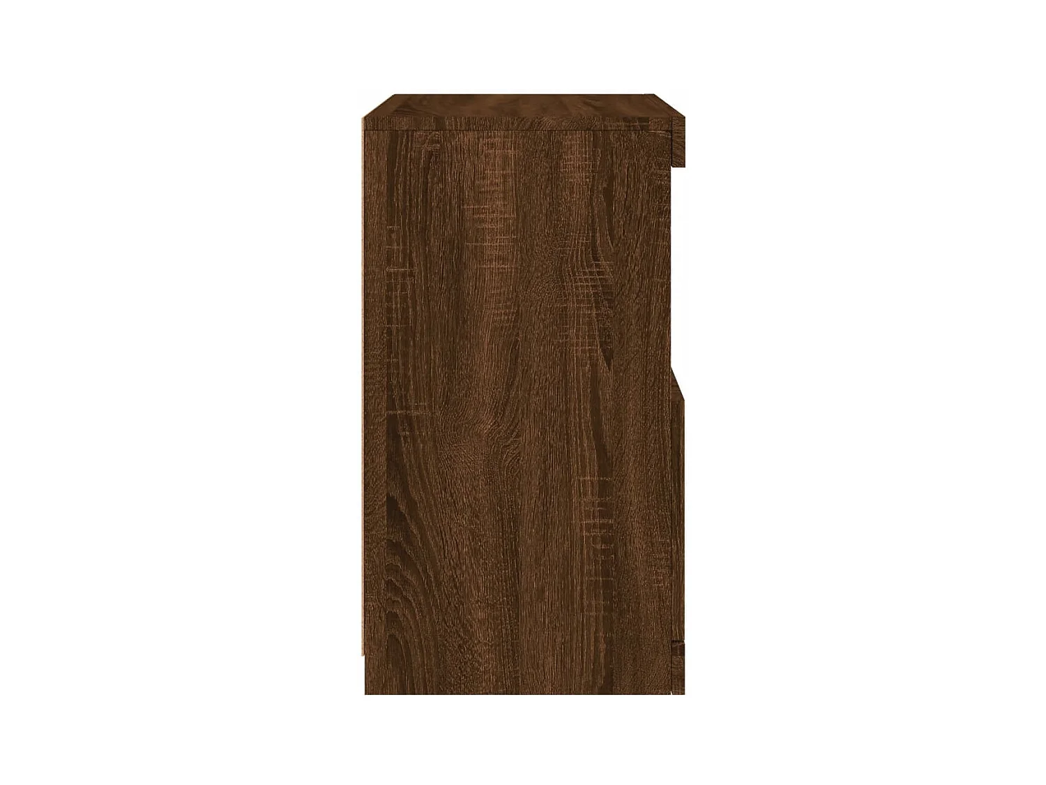 Aparador cómoda cómoda armario mueble organizador cocina salón salón con luces LED 41 x 37 x 67 cm marrón 02_0029924