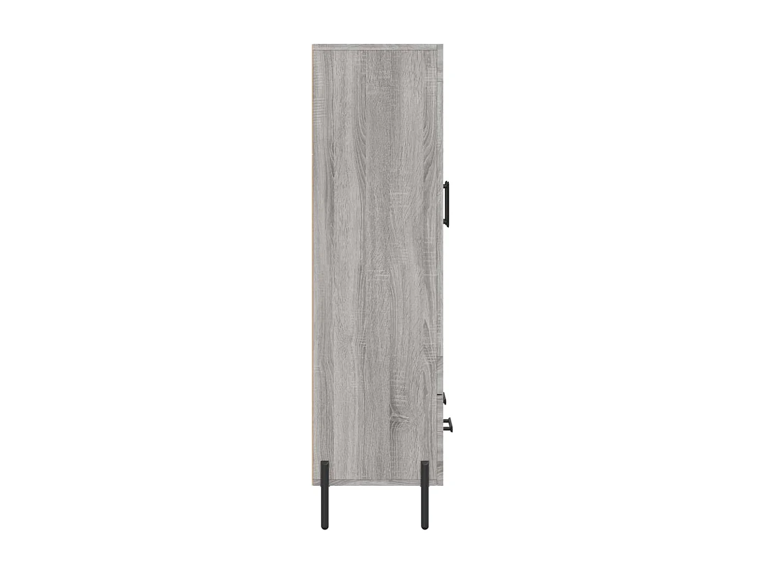 Aparador cómoda cómoda armario mueble organizador cocina salón salón alto Sonoma 69,5 x 31 x 115 cm madera contrachapada gris 02_0035391