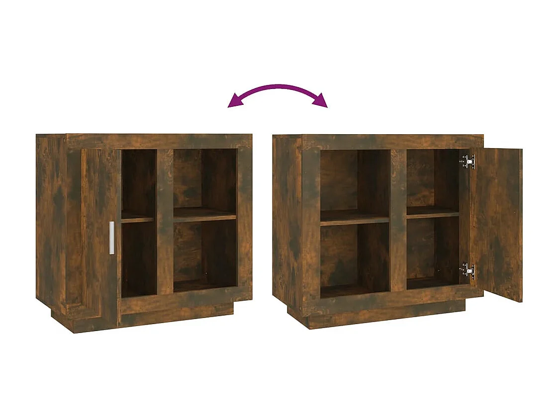 Credenza cassettiera cassettiera mobile contenitore organizer cucina soggiorno soggiorno 80 x 40 x 75 cm marrone 02_0031113