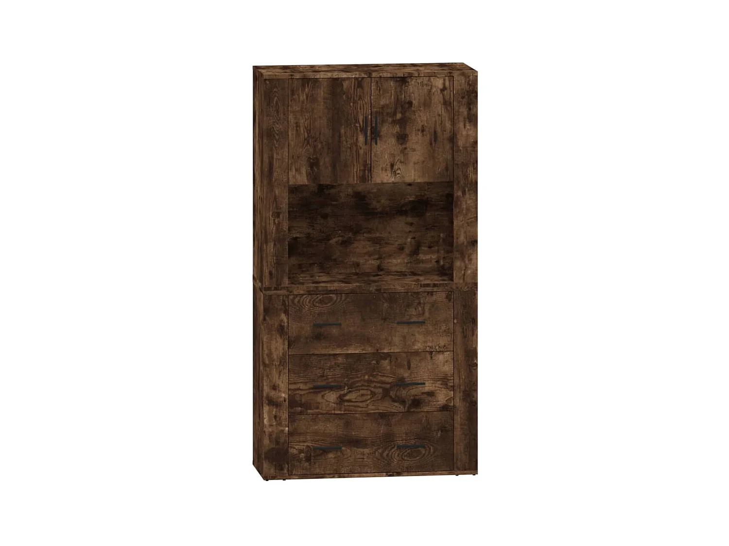 Credenza buffet cassettiera mobile contenitore organizer cucina soggiorno soggiorno legno multistrato marrone 02_0033566