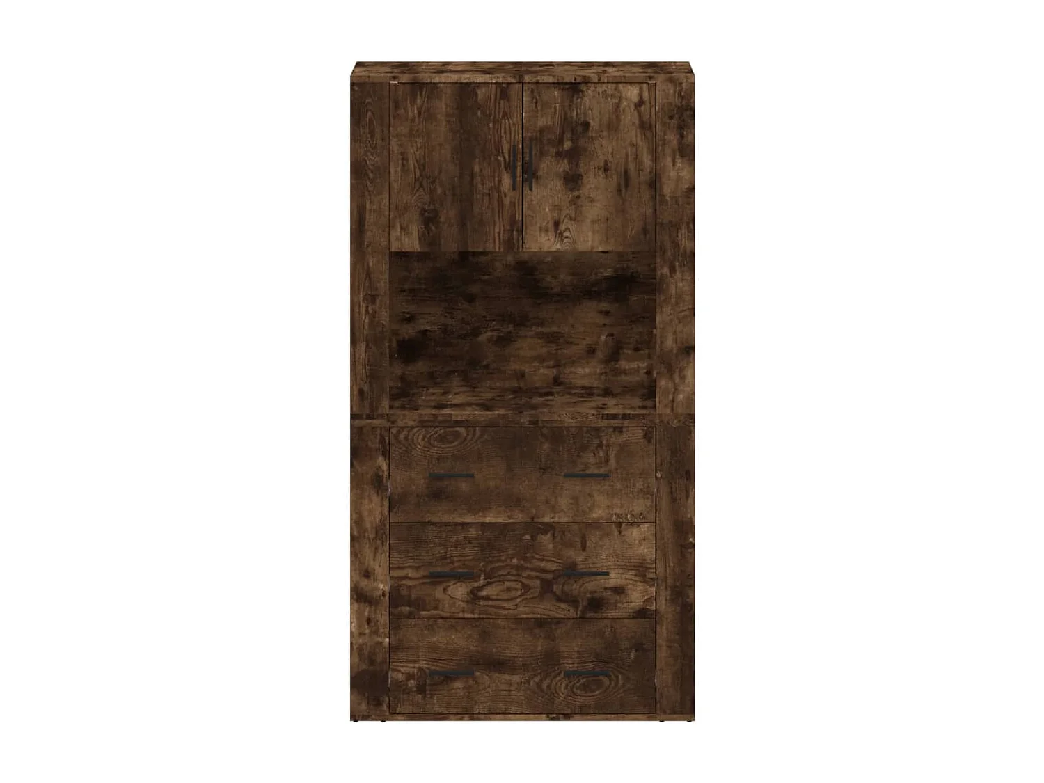 Credenza buffet cassettiera mobile contenitore organizer cucina soggiorno soggiorno legno multistrato marrone 02_0033566