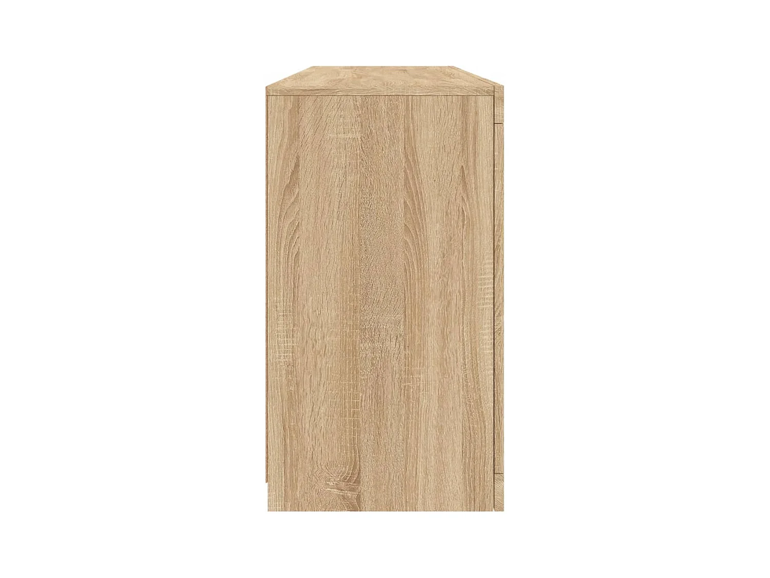 Buffet aparador cômoda armário organizador de unidade cozinha sala sala com luzes LED sonoma 163 x 37 x 67 cm marrom 02_0029944