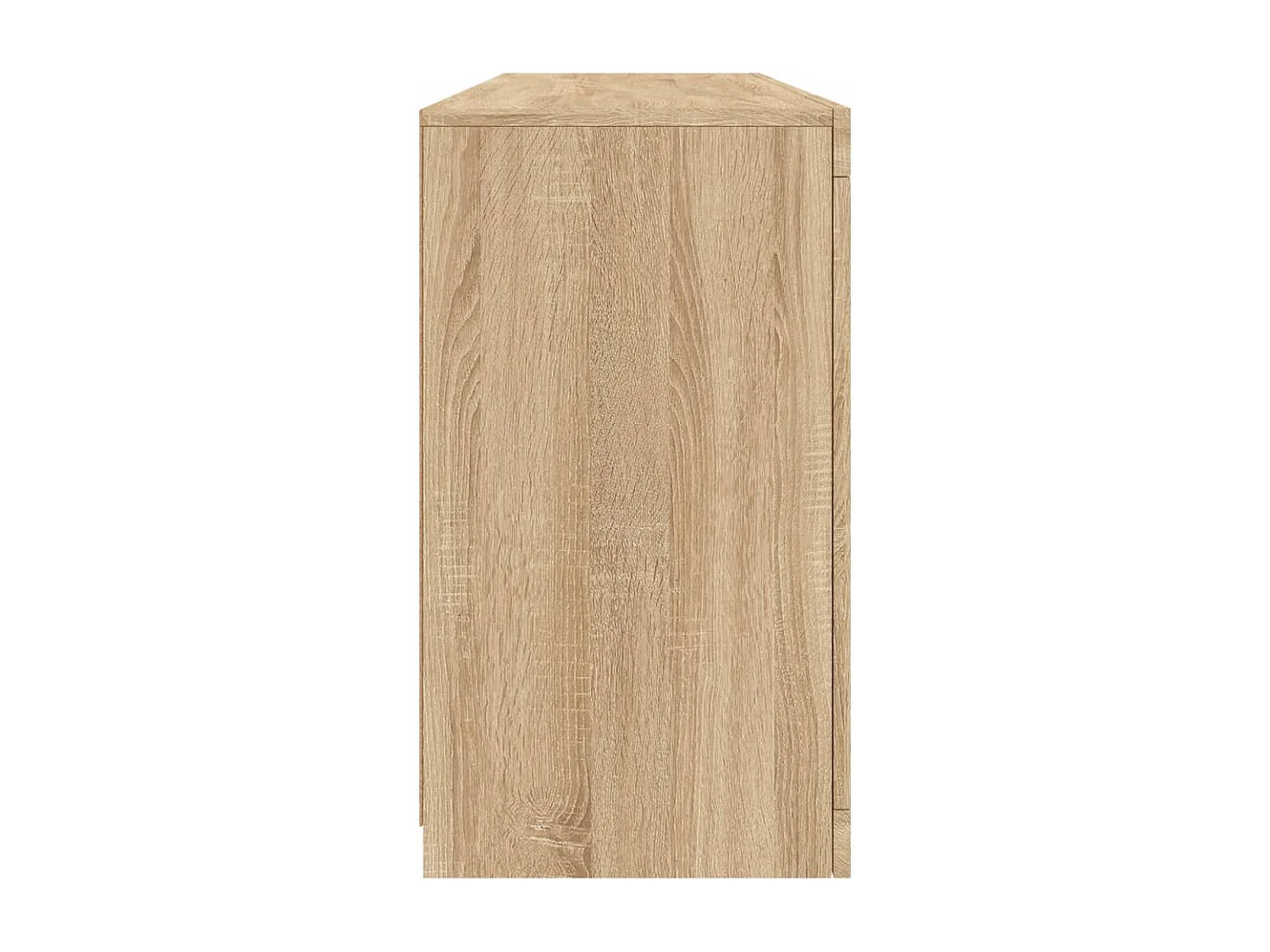 Buffet aparador cômoda armário organizador de unidade cozinha sala sala com luzes LED sonoma 163 x 37 x 67 cm marrom 02_0029944