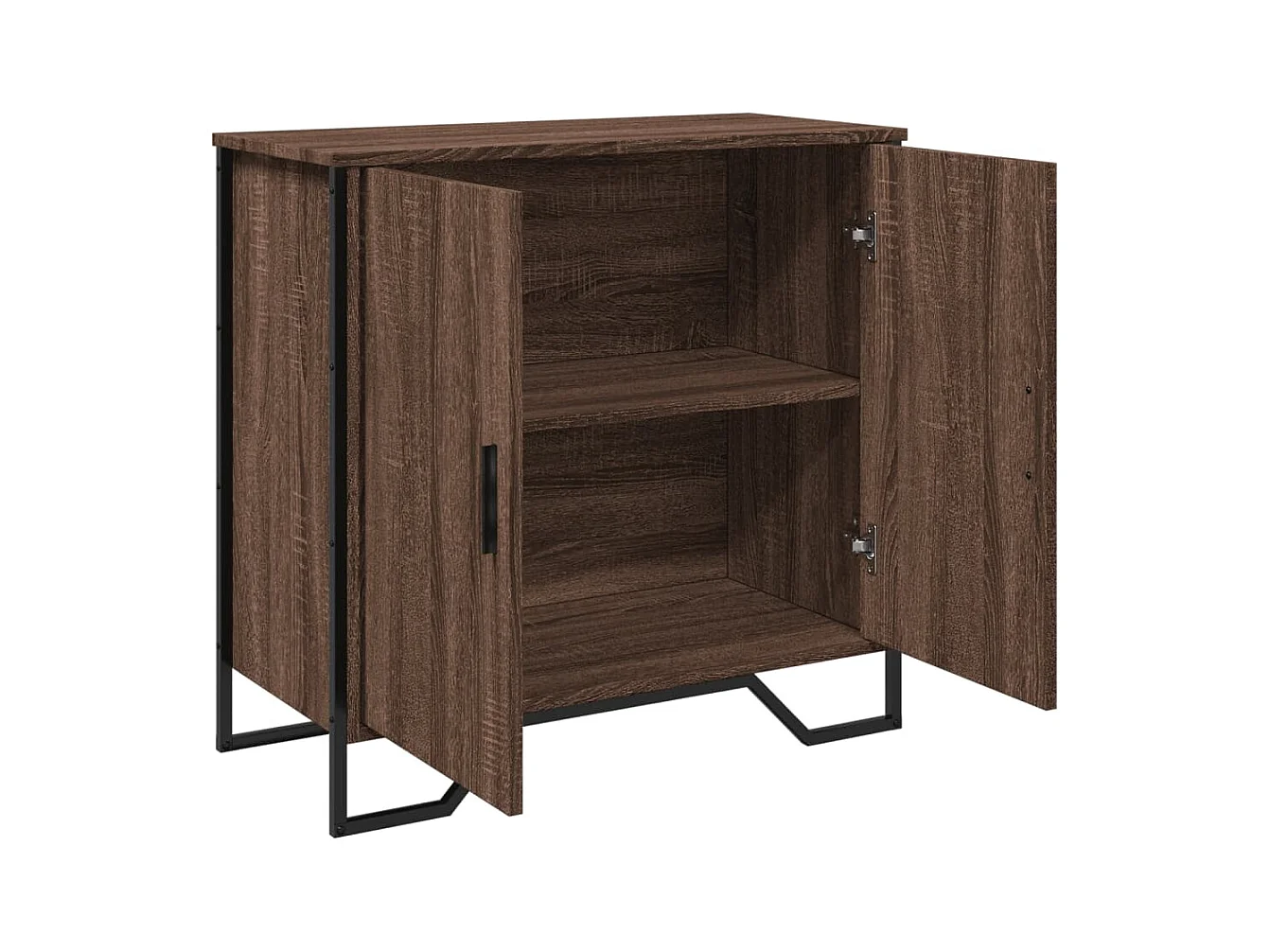 Aparador buffet cómoda mueble mueble de almacenaje organizador cocina salón salón 78 x 35,5 x 74,5 cm madera contrachapada marrón 02_0031416
