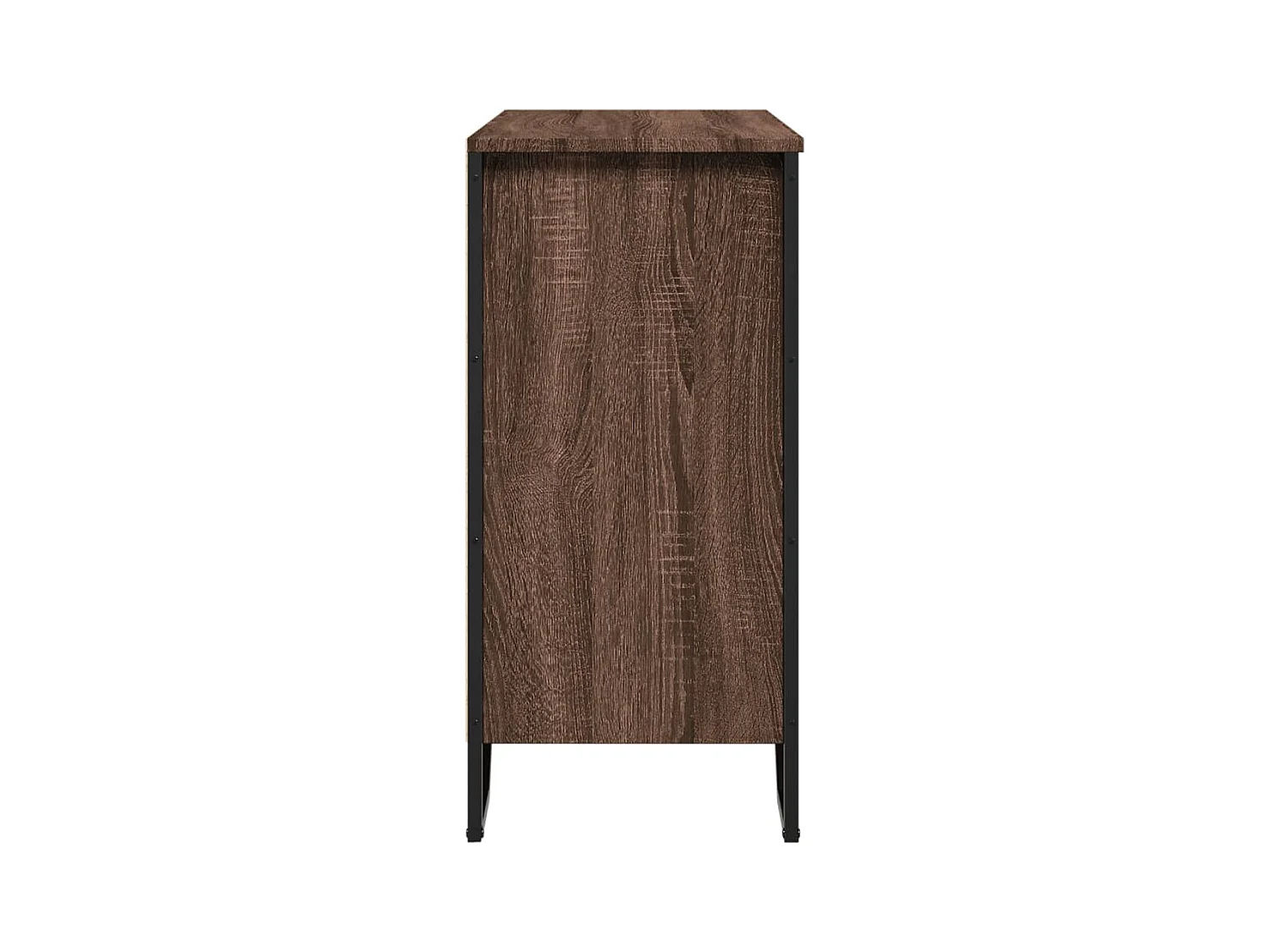 Aparador buffet cómoda mueble mueble de almacenaje organizador cocina salón salón 78 x 35,5 x 74,5 cm madera contrachapada marrón 02_0031416