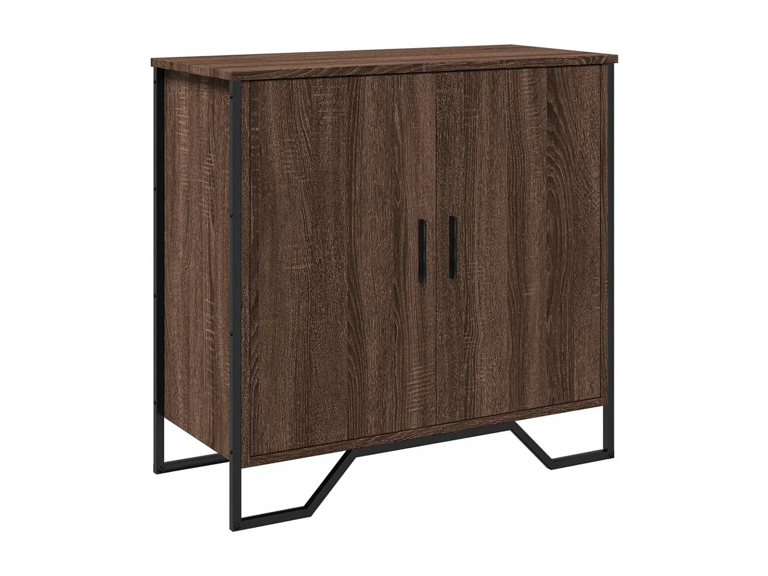 Credenza buffet cassettiera mobile contenitore organizer cucina soggiorno soggiorno 78 x 35,5 x 74,5 cm derivati ​​del legno marrone 02_0031416