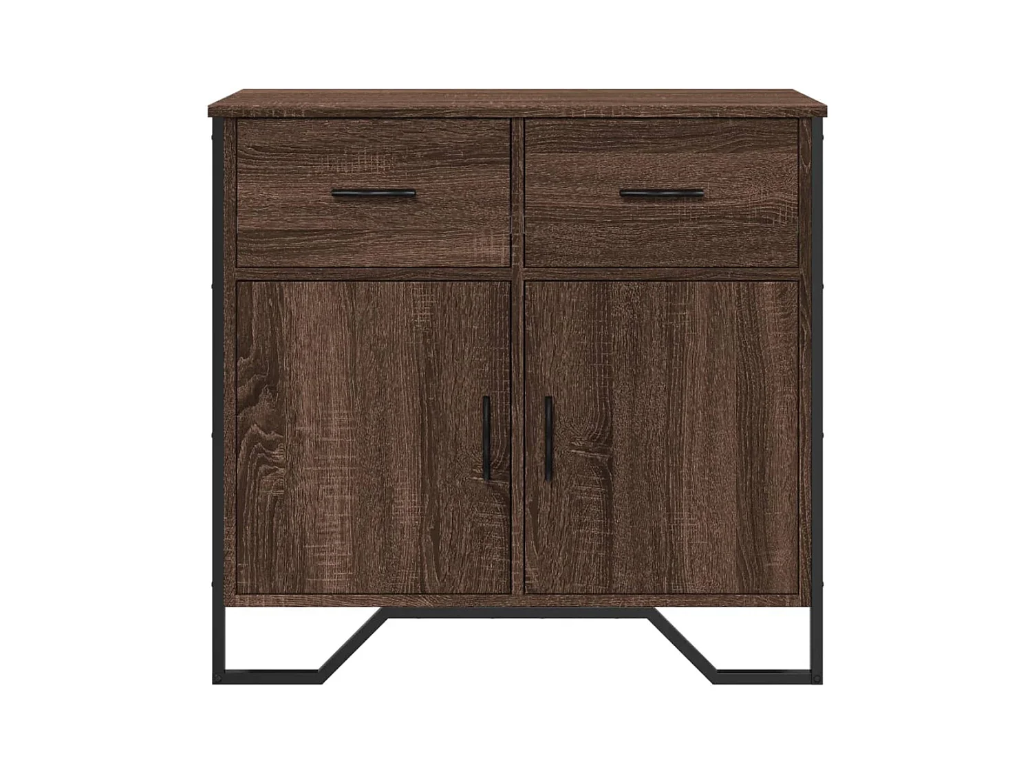 Aparador cómoda cómoda mueble mueble de almacenaje organizador cocina salón salón 79,5 x 35,5 x 74,5 cm madera contrachapada marrón 02_0031417