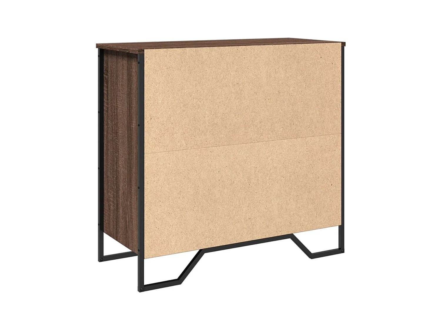 Aparador cómoda cómoda mueble mueble de almacenaje organizador cocina salón salón 79,5 x 35,5 x 74,5 cm madera contrachapada marrón 02_0031417