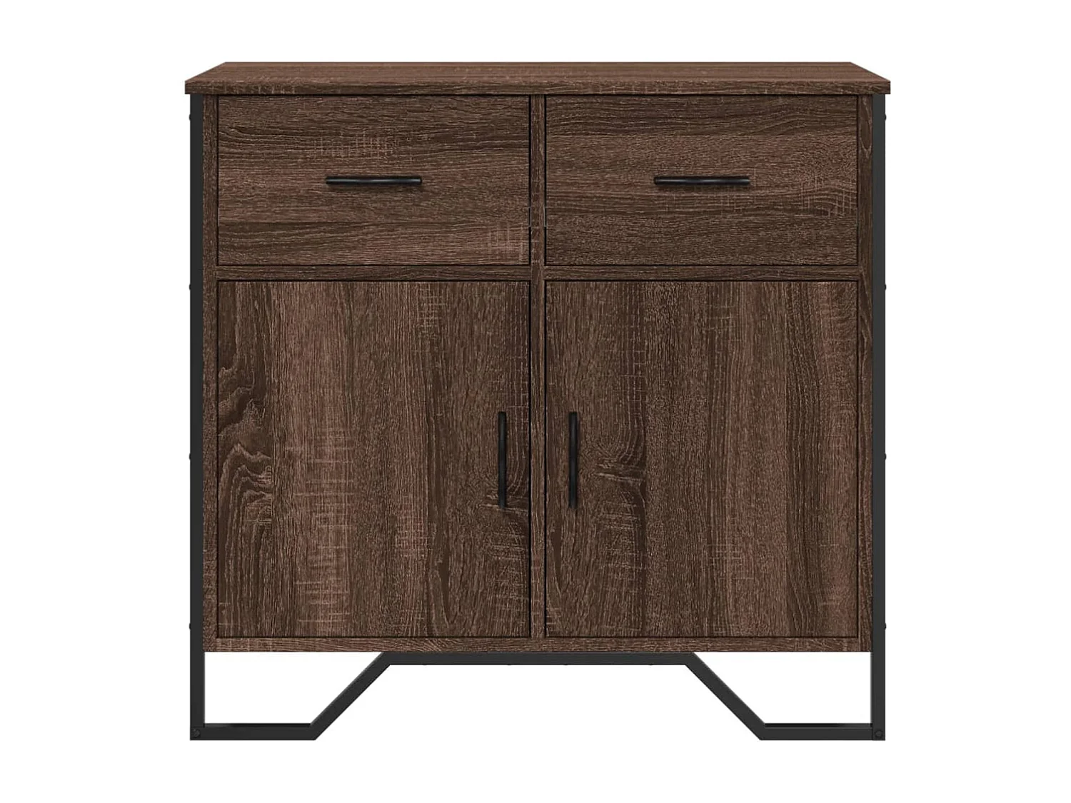 Aparador cómoda cómoda mueble mueble de almacenaje organizador cocina salón salón 79,5 x 35,5 x 74,5 cm madera contrachapada marrón 02_0031417