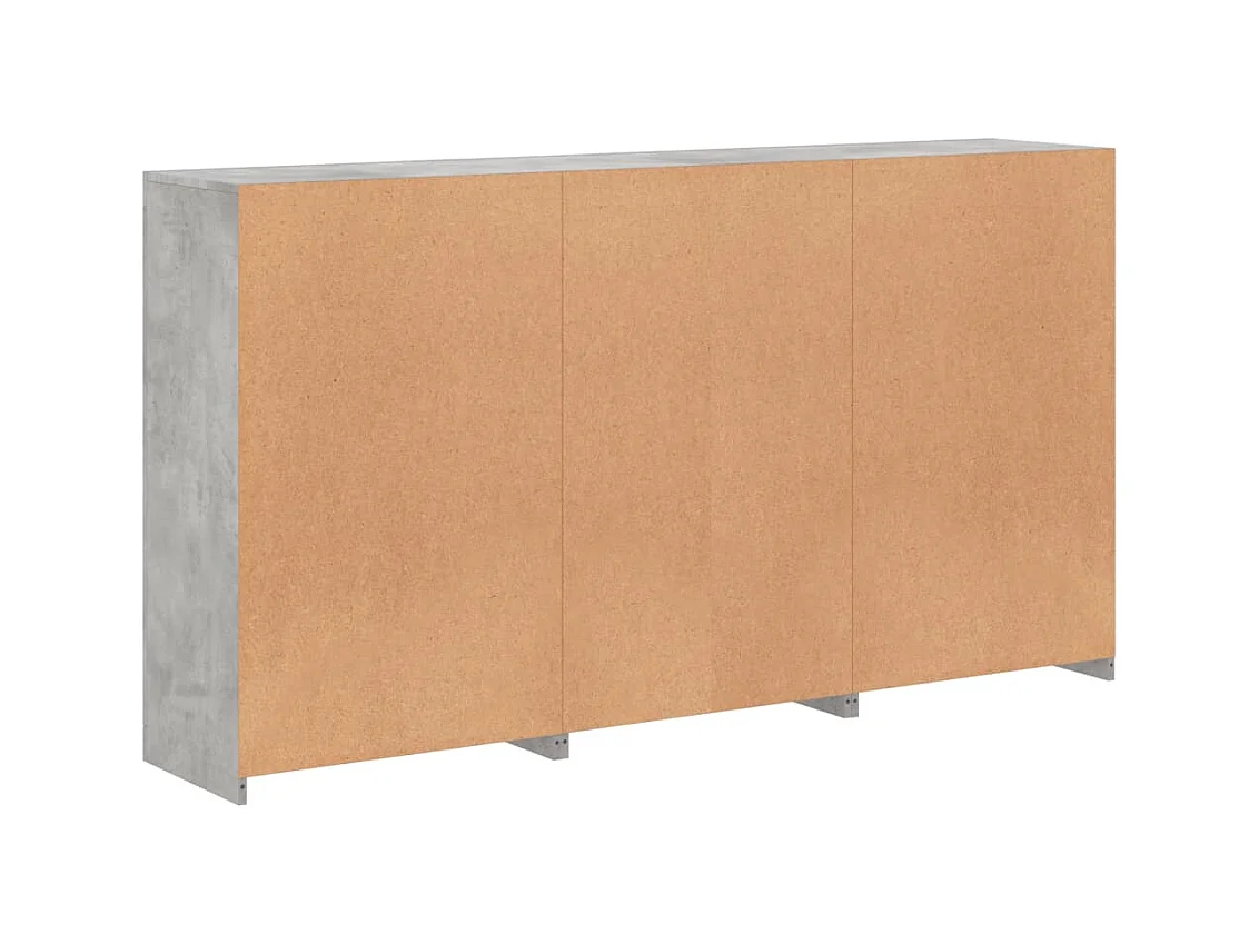 bahut commode armoire grise 181.5 x 37 x 100 cm 02_0029986