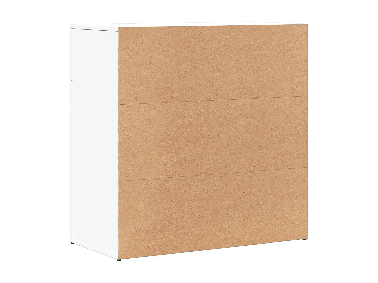 Credenza buffet cassettiera mobile contenitore organizer cucina soggiorno soggiorni set da 2 79 x 38 x 80 cm legno composito bianco 02_0036685