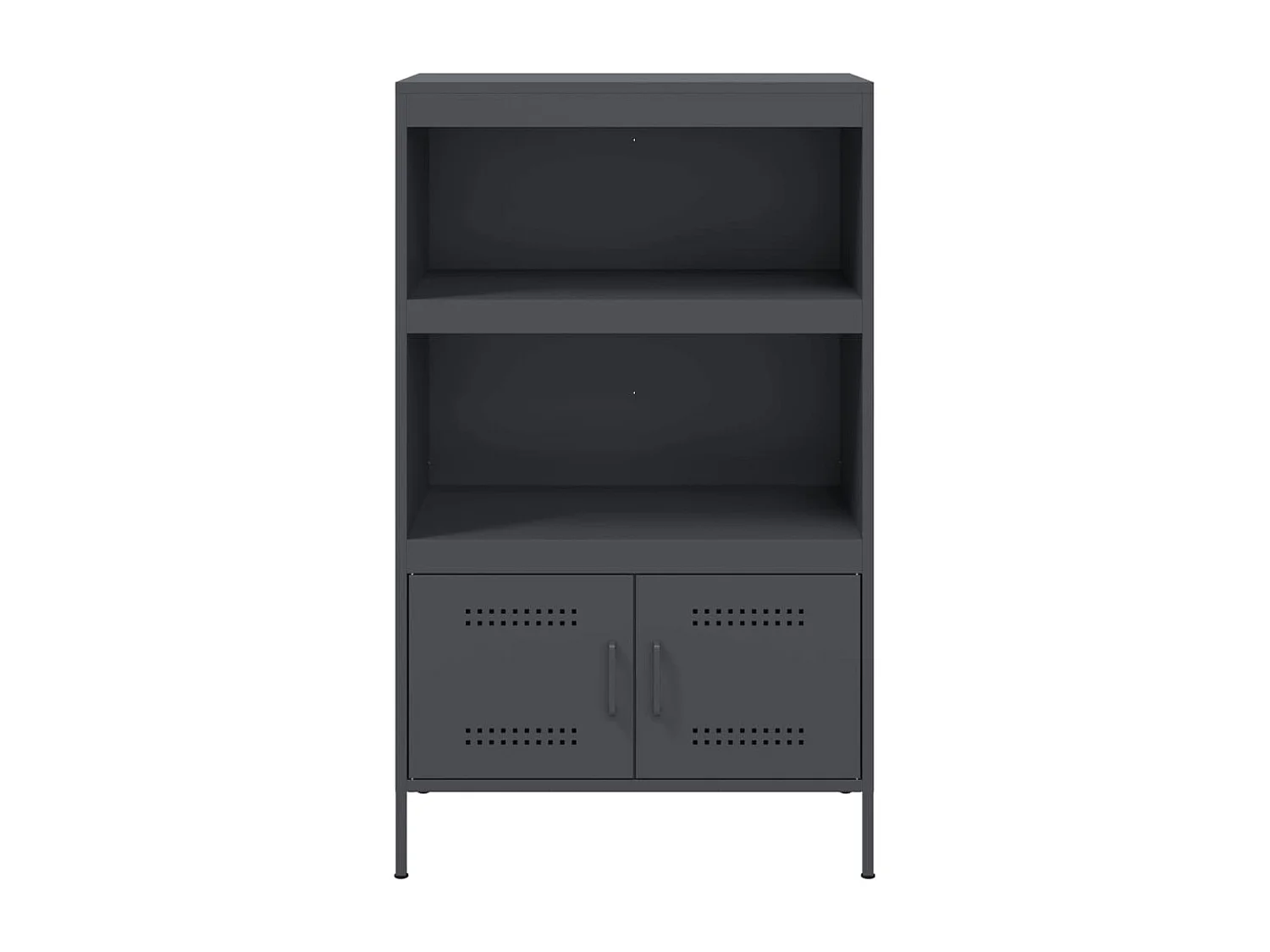 Buffet aparador cômoda armário organizador unidade cozinha sala sala alta 68 x 39 x 113 cm aço antracite 02_0032212