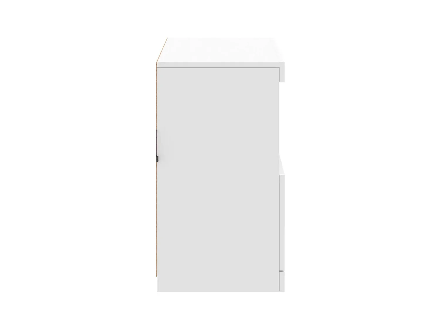 Aparador cómoda cómoda armario mueble organizador cocina salón salón con luces LED 81 x 37 x 67 cm blanco 02_0029862