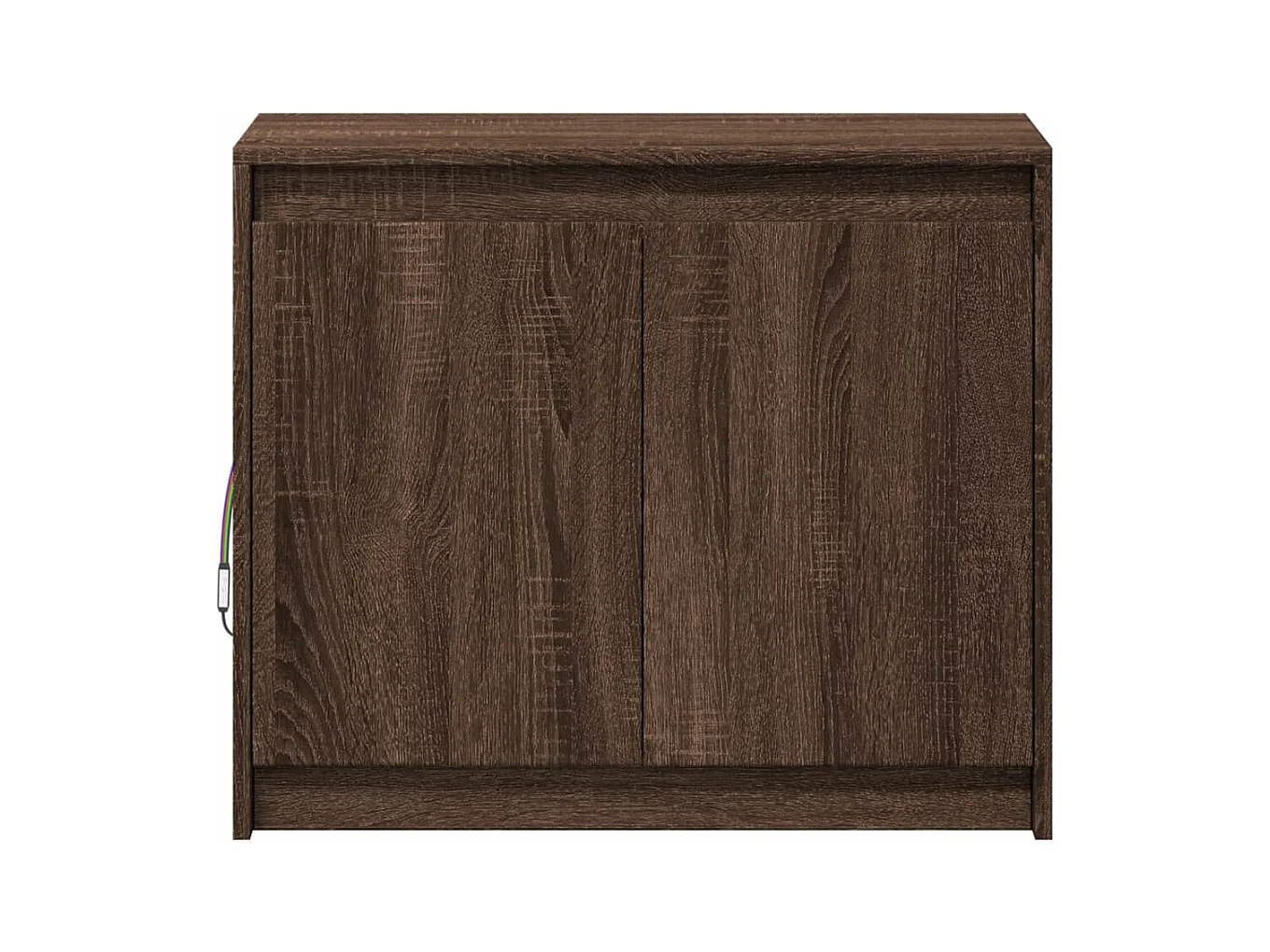 Aparador cômoda armário armário organizador cozinha sala sala com LED 72 x 34 x 61 cm madeira trabalhada marrom 02_0029790