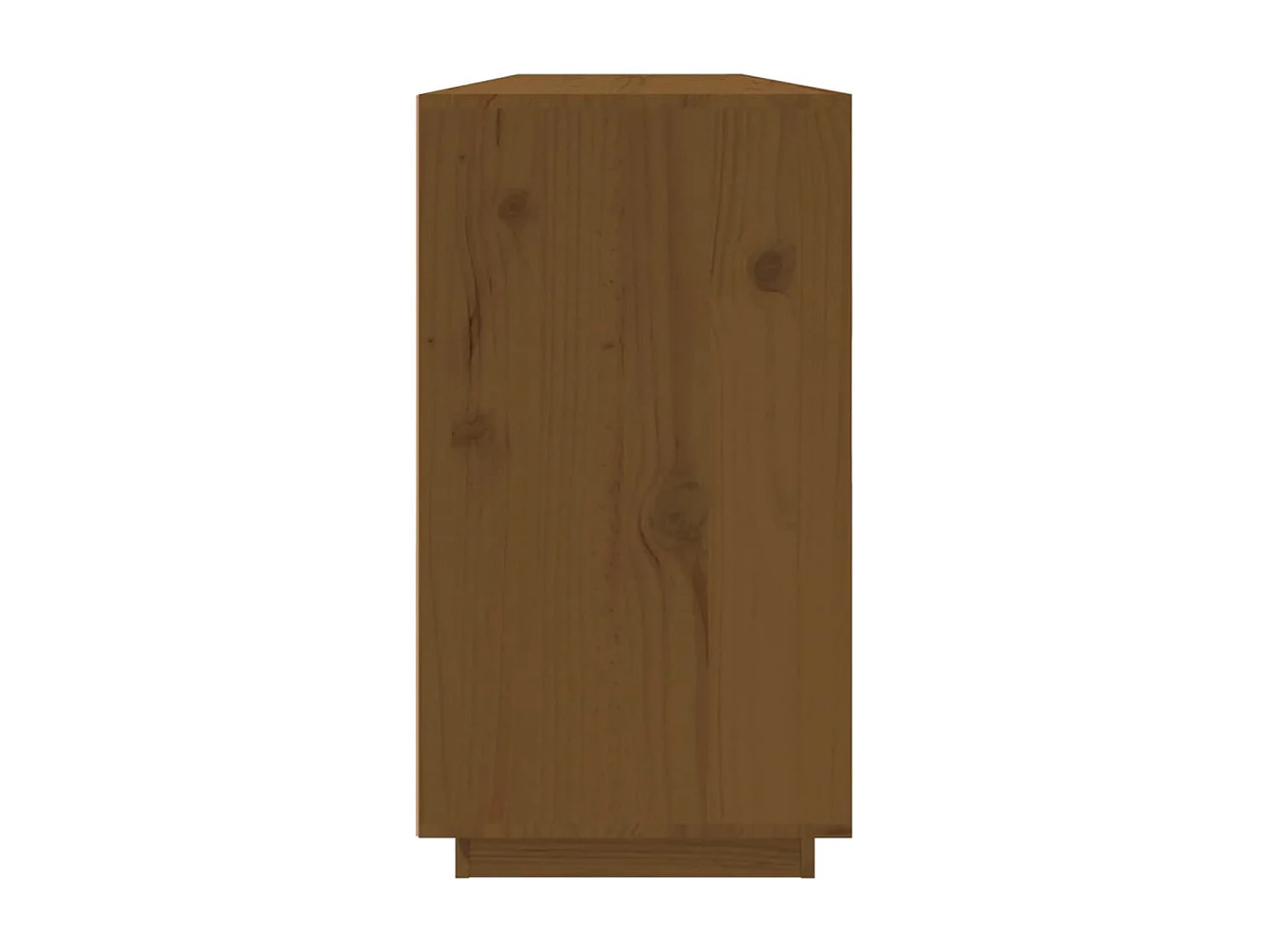 Aparador buffet cômoda armário organizador cozinha sala sala 100 x 40 x 75 cm madeira maciça de pinho marrom 02_0035730