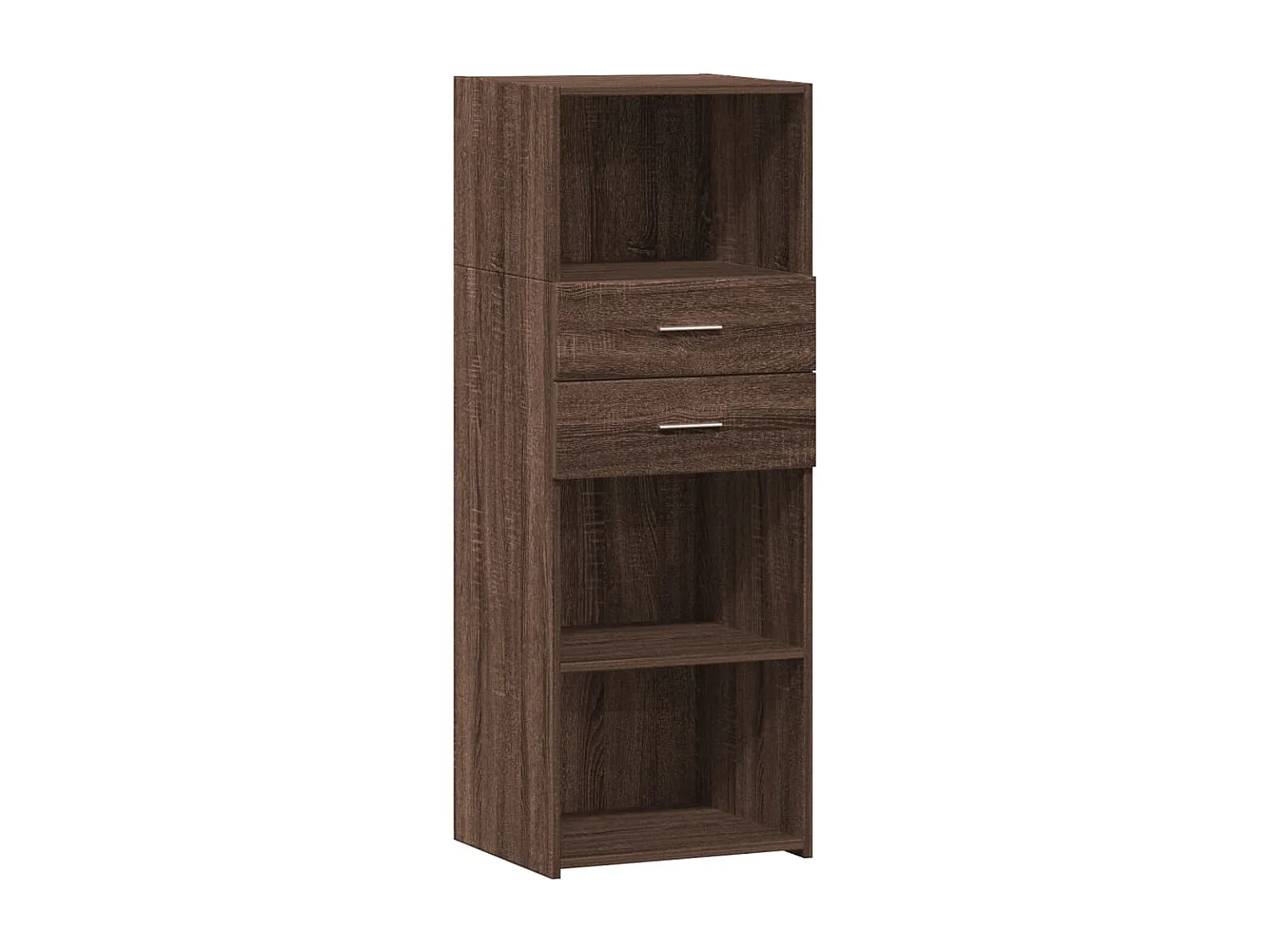 Aparador buffet cómoda armario mueble organizador cocina salón salón alto 45 x 42,5 x 124 cm madera contrachapada marrón 02_0033720