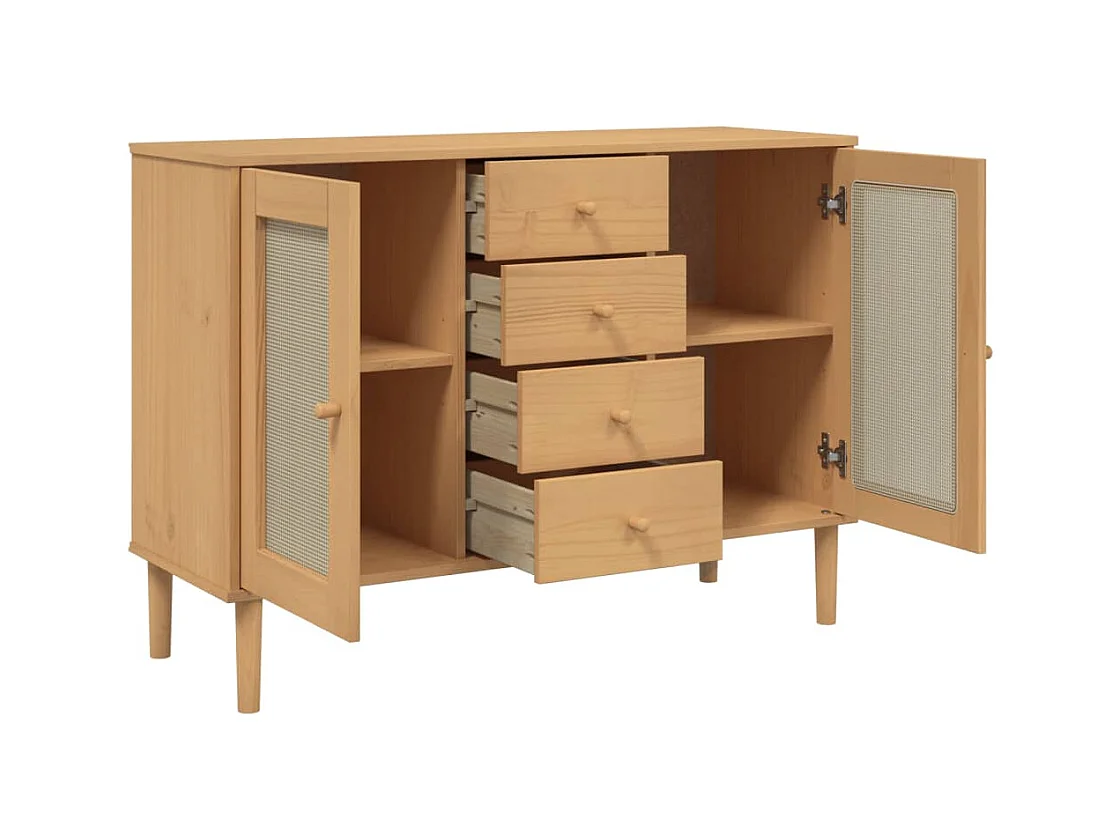 bahut commode armoire bois marron 112 x 40 x 80 cm 02_0036230