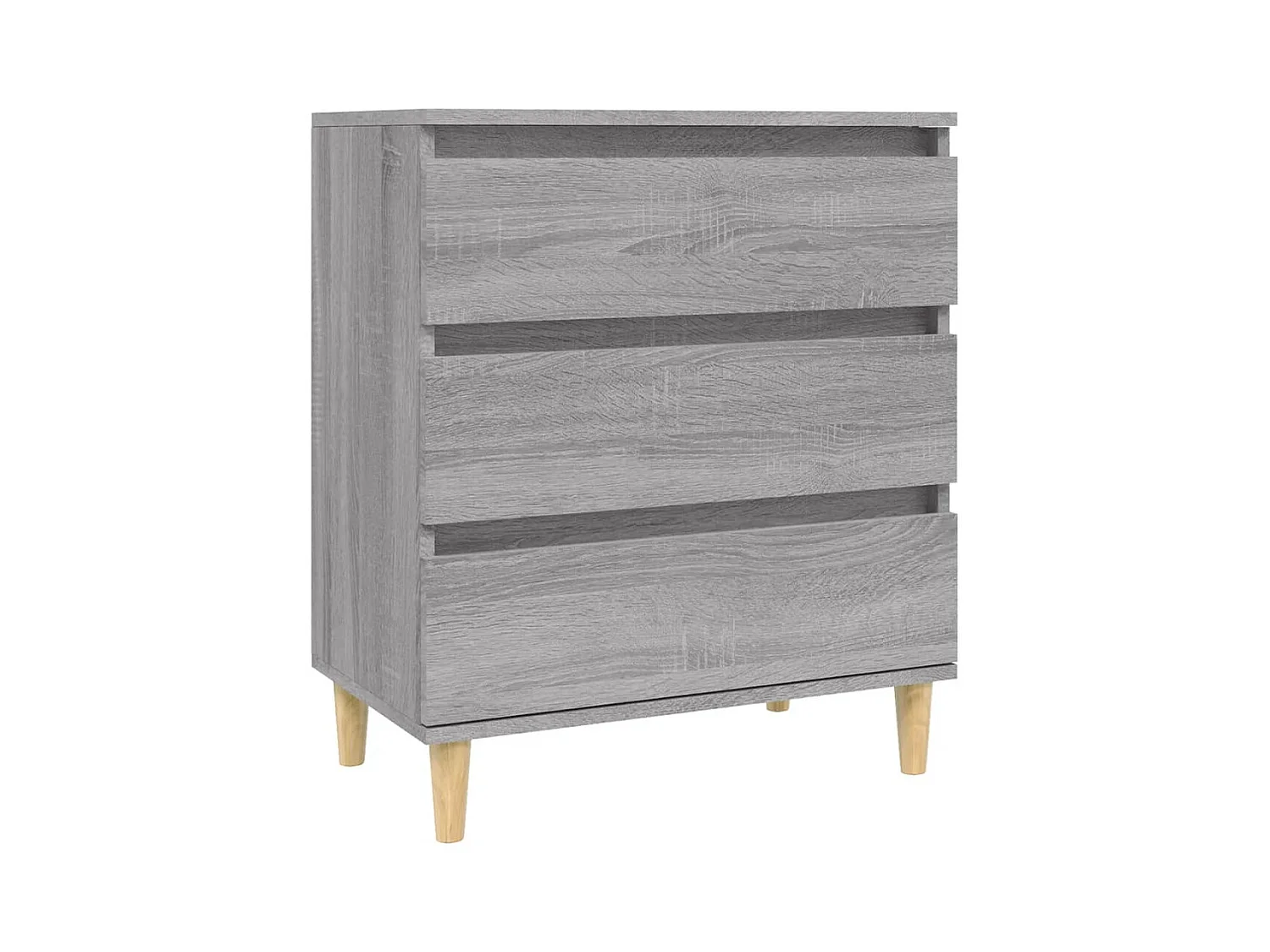 Credenza buffet cassettiera mobile contenitore organizer cucina soggiorno salonsonoma 60 x 35 x 70 cm pannelli compositi grigio 02_0036406