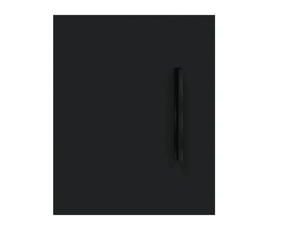 Aparador buffet cómoda armario mueble organizador cocina salón salón 34,5 x 34 x 90 cm madera contrachapada negra 02_0035894