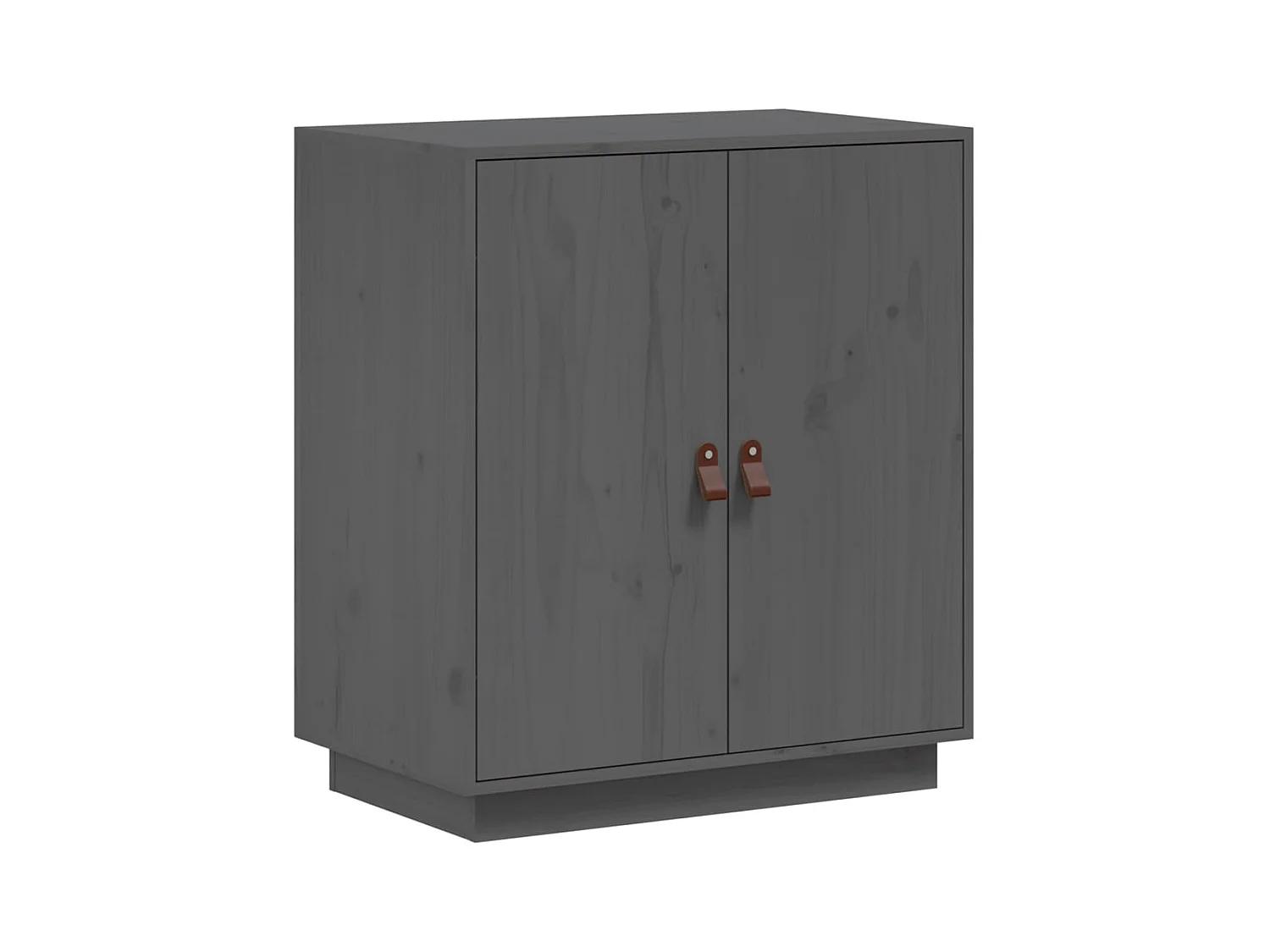 Credenza cassettiera cassettiera mobile contenitore organizer cucina soggiorno soggiorno 65,5 x 40 x 75 cm legno massello di pino grigio 02_0031798