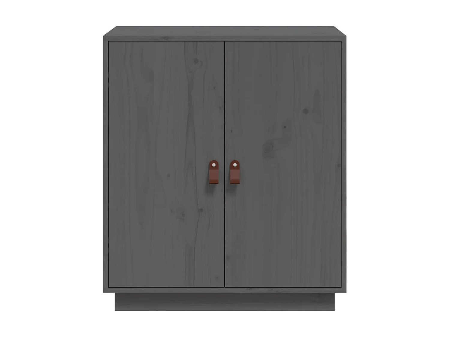 Credenza cassettiera cassettiera mobile contenitore organizer cucina soggiorno soggiorno 65,5 x 40 x 75 cm legno massello di pino grigio 02_0031798