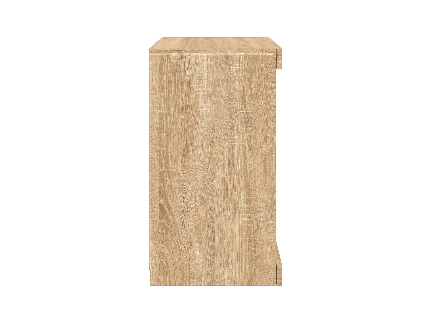 Aparador buffet cómoda armario mueble organizador cocina salón salón con luces LED sonoma 41 x 37 x 67 cm marrón 02_0029962