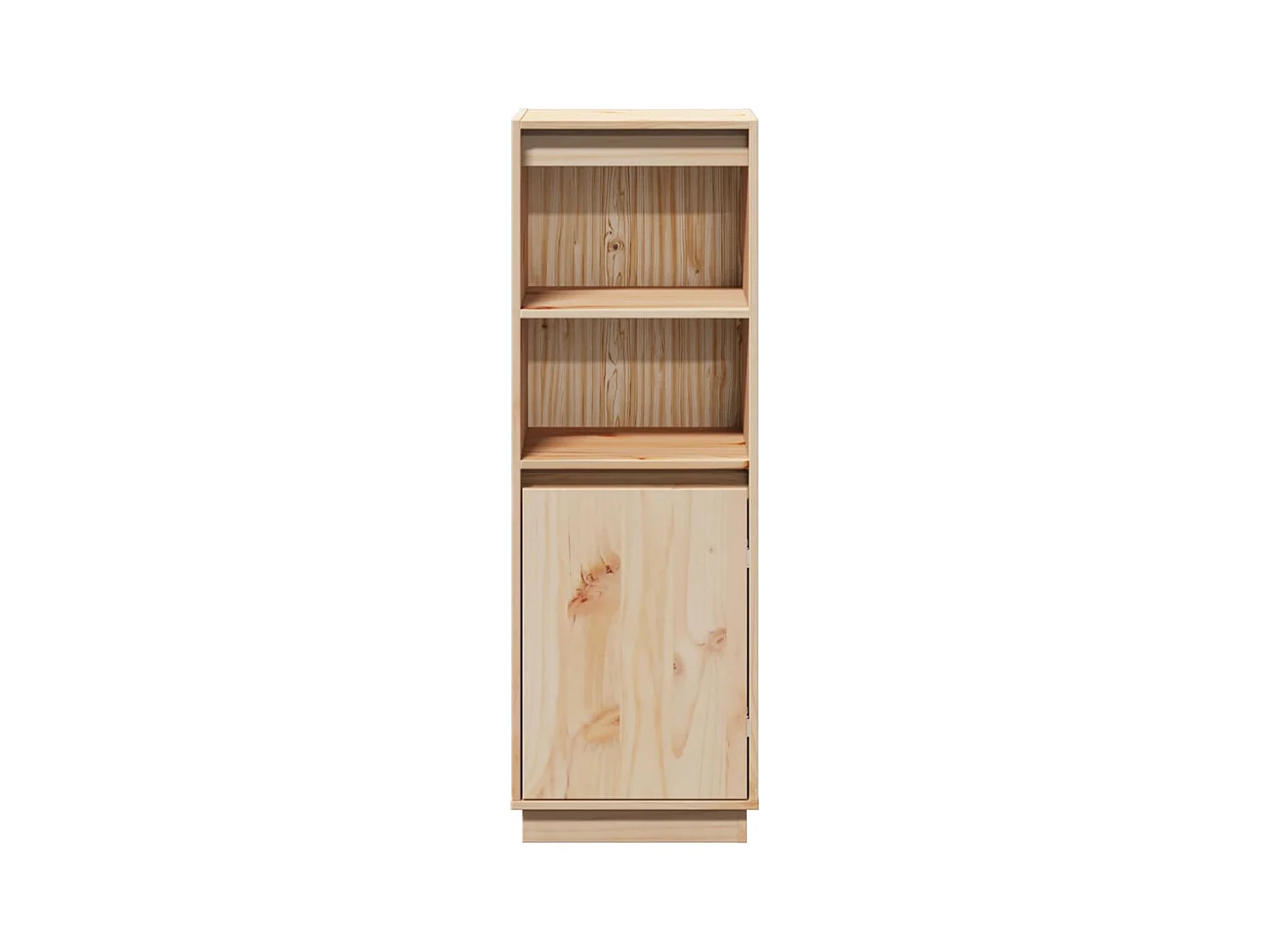 Aparador cómoda cómoda armario mueble organizador cocina salón salón alto 37 x 34 x 110 cm madera maciza de pino marrón 02_0032186
