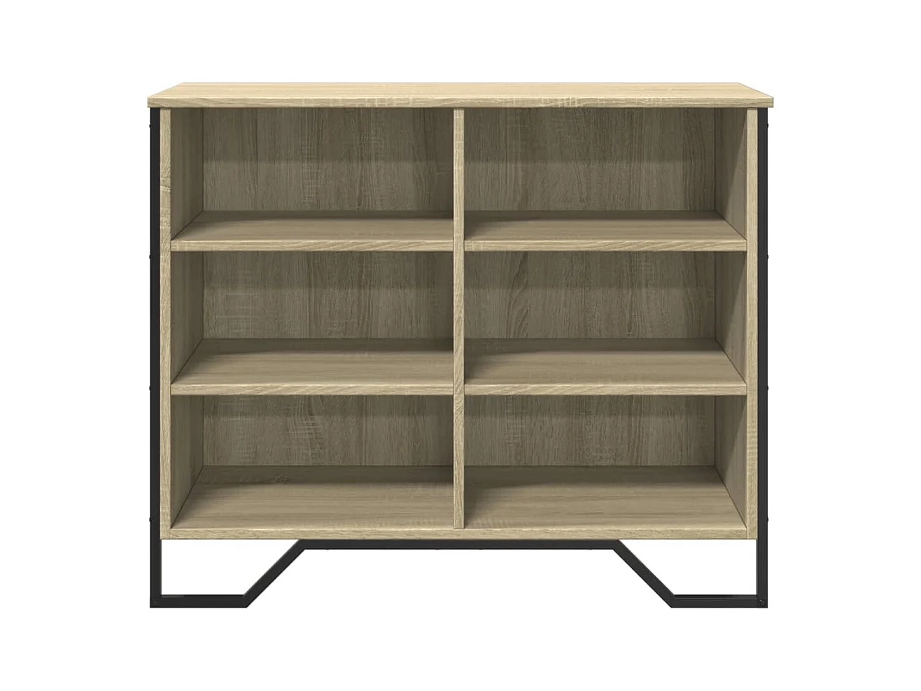 Aparador cômoda armário armário organizador cozinha sala sala Sonoma 91 x 35,5 x 74,5 cm madeira trabalhada marrom 02_0031739