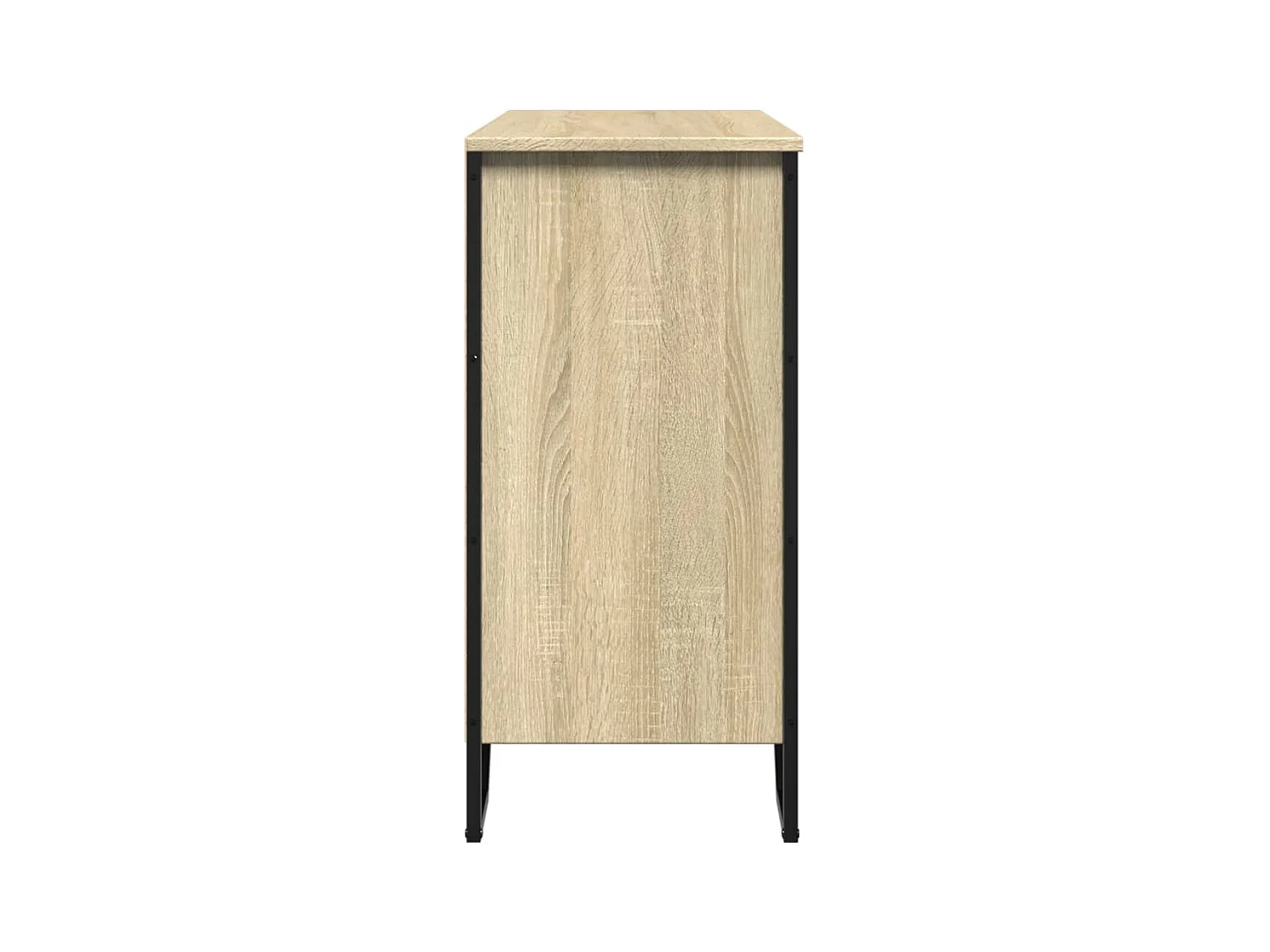 Aparador cômoda armário armário organizador cozinha sala sala Sonoma 91 x 35,5 x 74,5 cm madeira trabalhada marrom 02_0031739