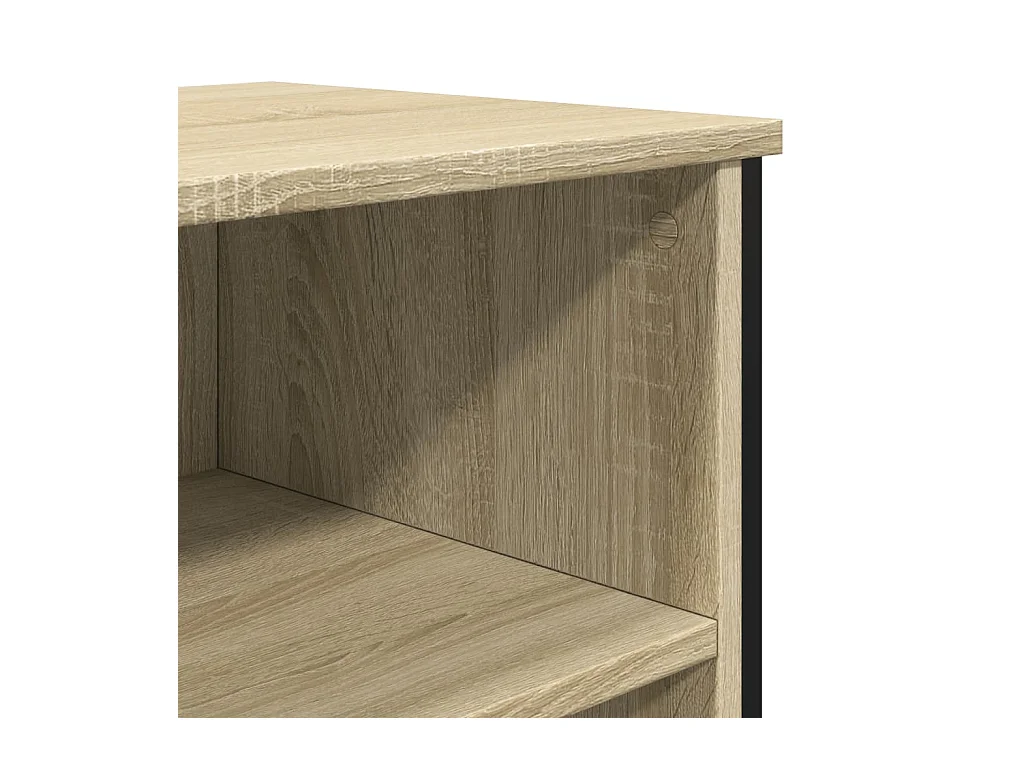 Aparador cômoda armário armário organizador cozinha sala sala Sonoma 91 x 35,5 x 74,5 cm madeira trabalhada marrom 02_0031739