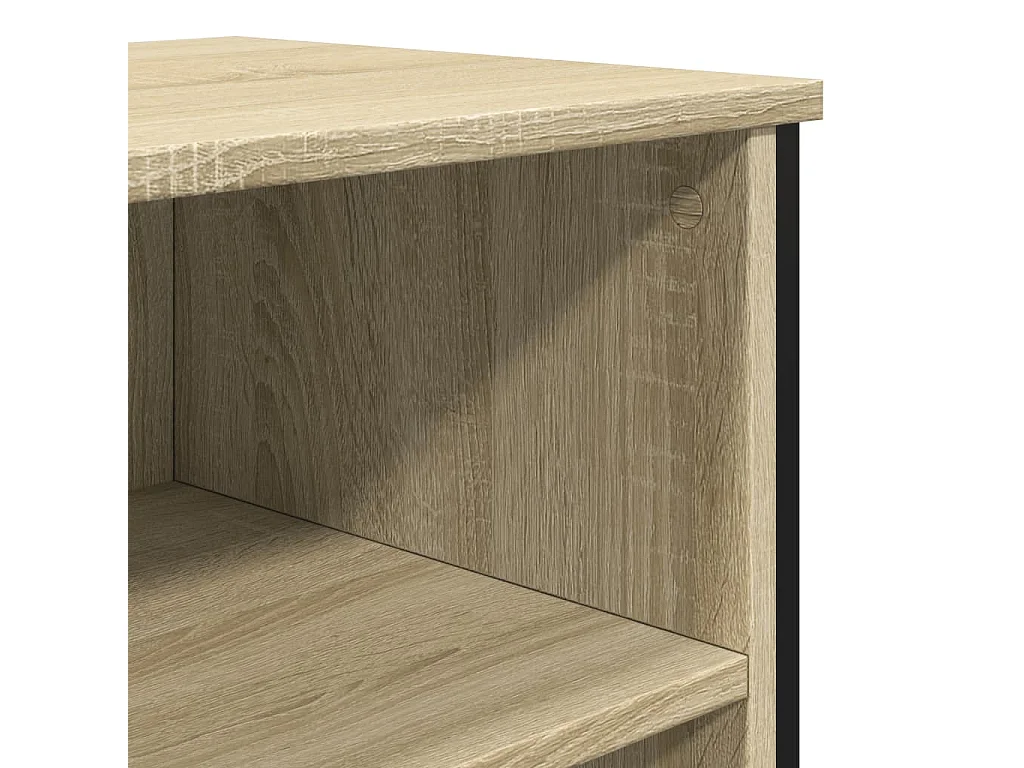 Aparador cómoda cómoda armario mueble organizador cocina salón salón Sonoma 91 x 35,5 x 74,5 cm madera contrachapada marrón 02_0031739
