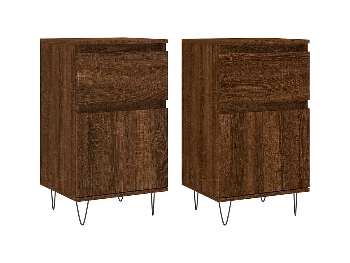 bahut commode armoire bois marron 40 x 35 x 70 cm 02_0036764