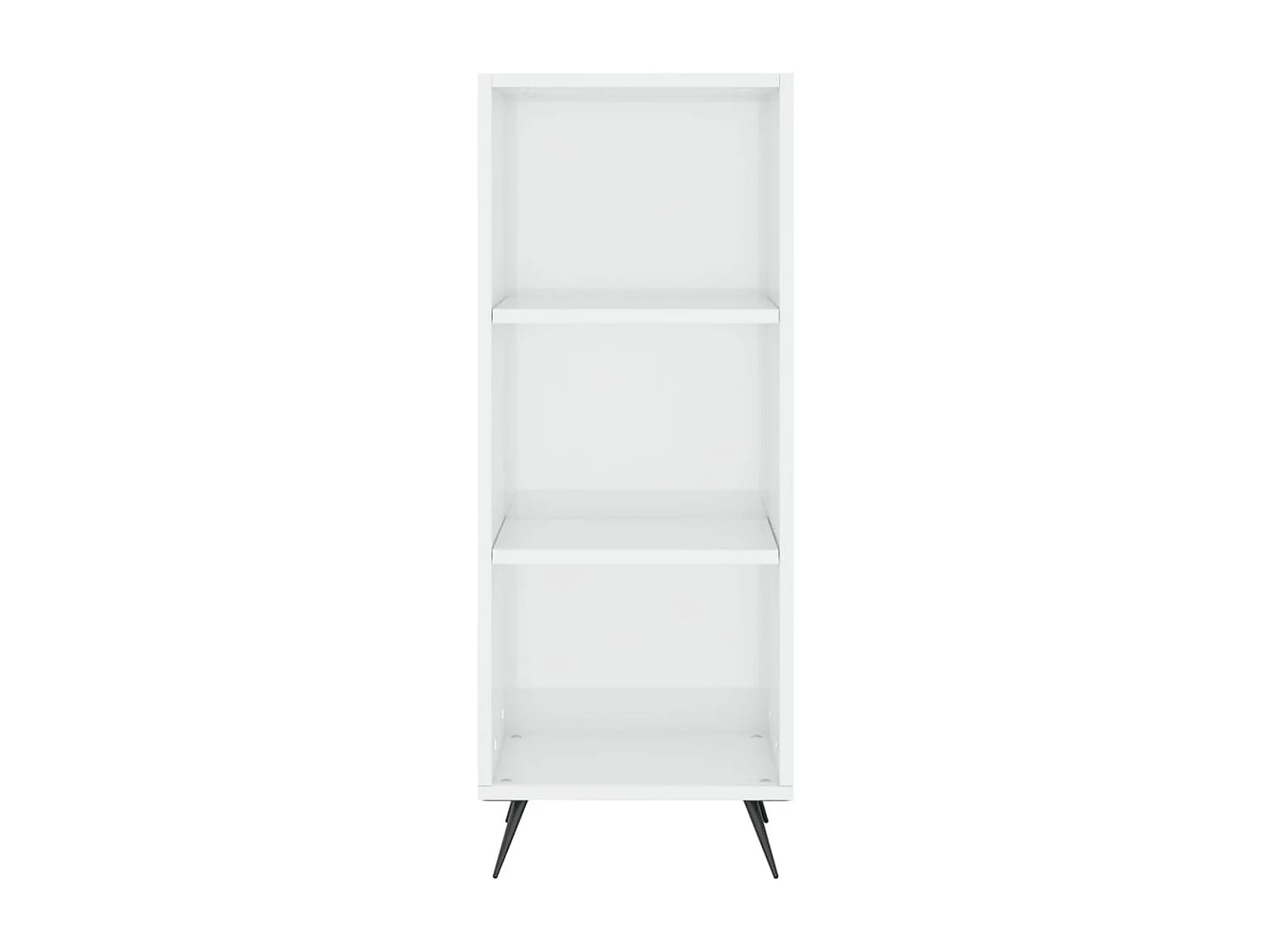 Credenza cassettiera cassettiera mobile contenitore organizer cucina soggiorno soggiorno lucido 34,5 x 34 x 180 cm derivati ​​del legno bianco 02_0032955