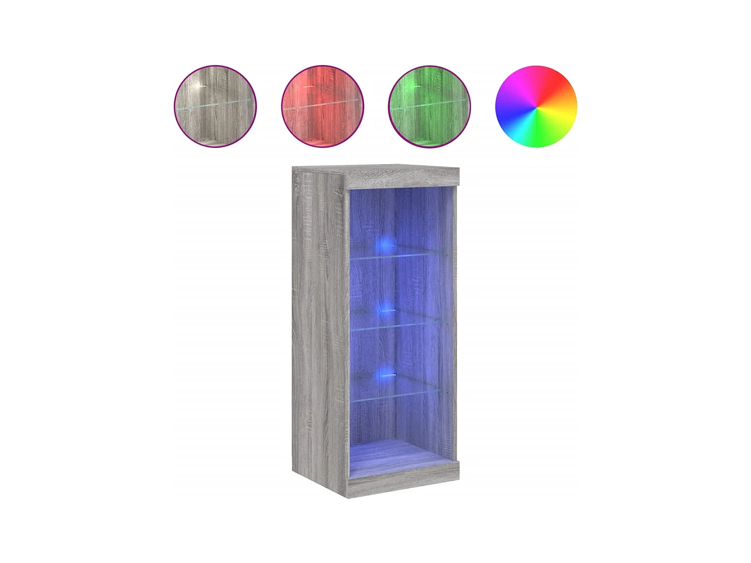 bahut commode armoire grise 41 x 37 x 100 cm 02_0030073