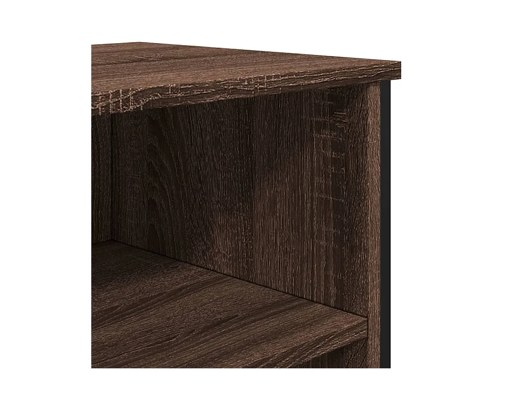 Aparador buffet cómoda mueble mueble de almacenaje organizador cocina salón salón 91 x 35,5 x 74,5 cm madera contrachapada marrón 02_0031452