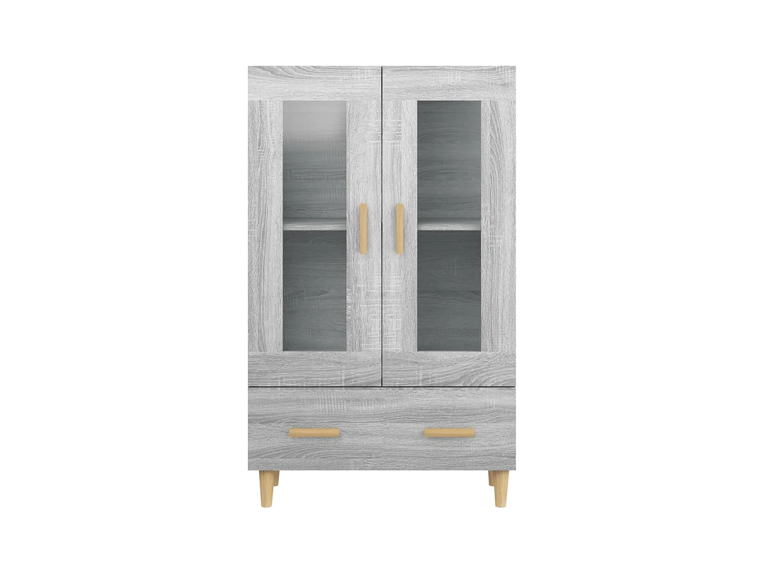 Aparador buffet cômoda armário organizador cozinha sala salonsonoma 70 x 31 x 115 cm madeira trabalhada cinza 02_0036506